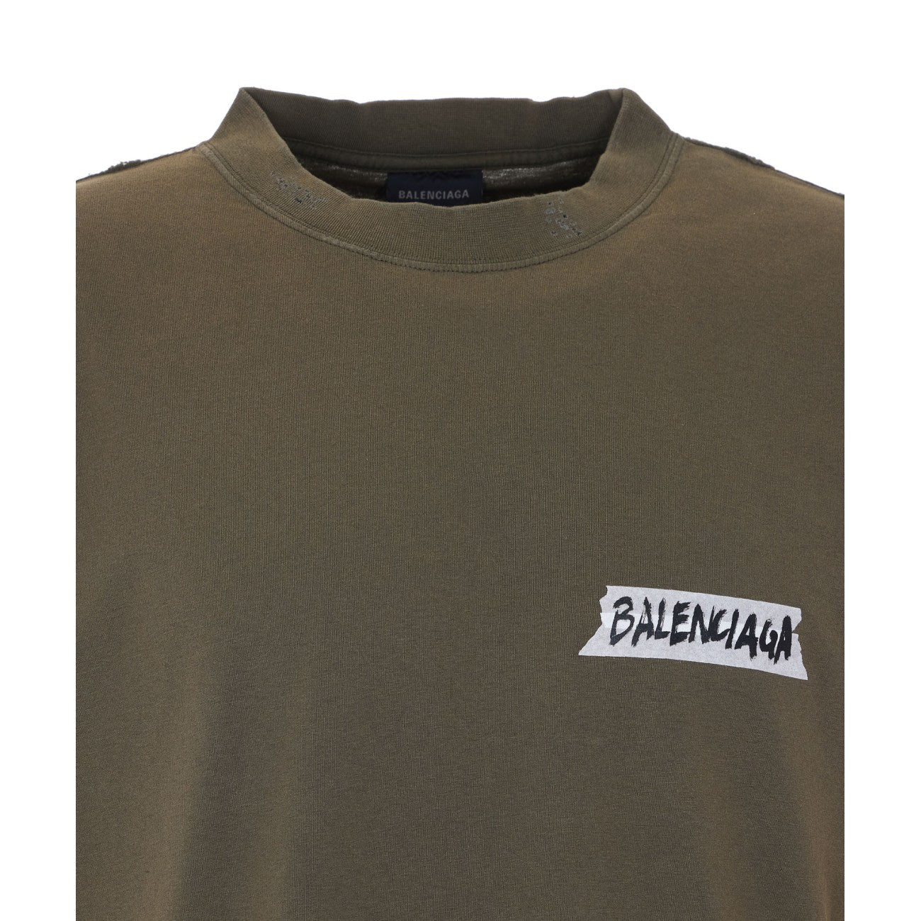 Balenciaga Men Masking Tape T-Shirt BALENCIAGA