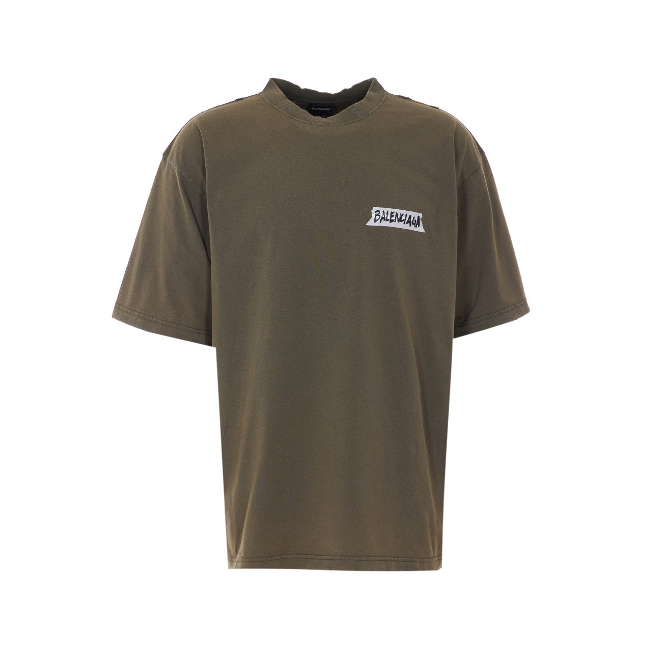 Balenciaga Men Masking Tape T-Shirt BALENCIAGA