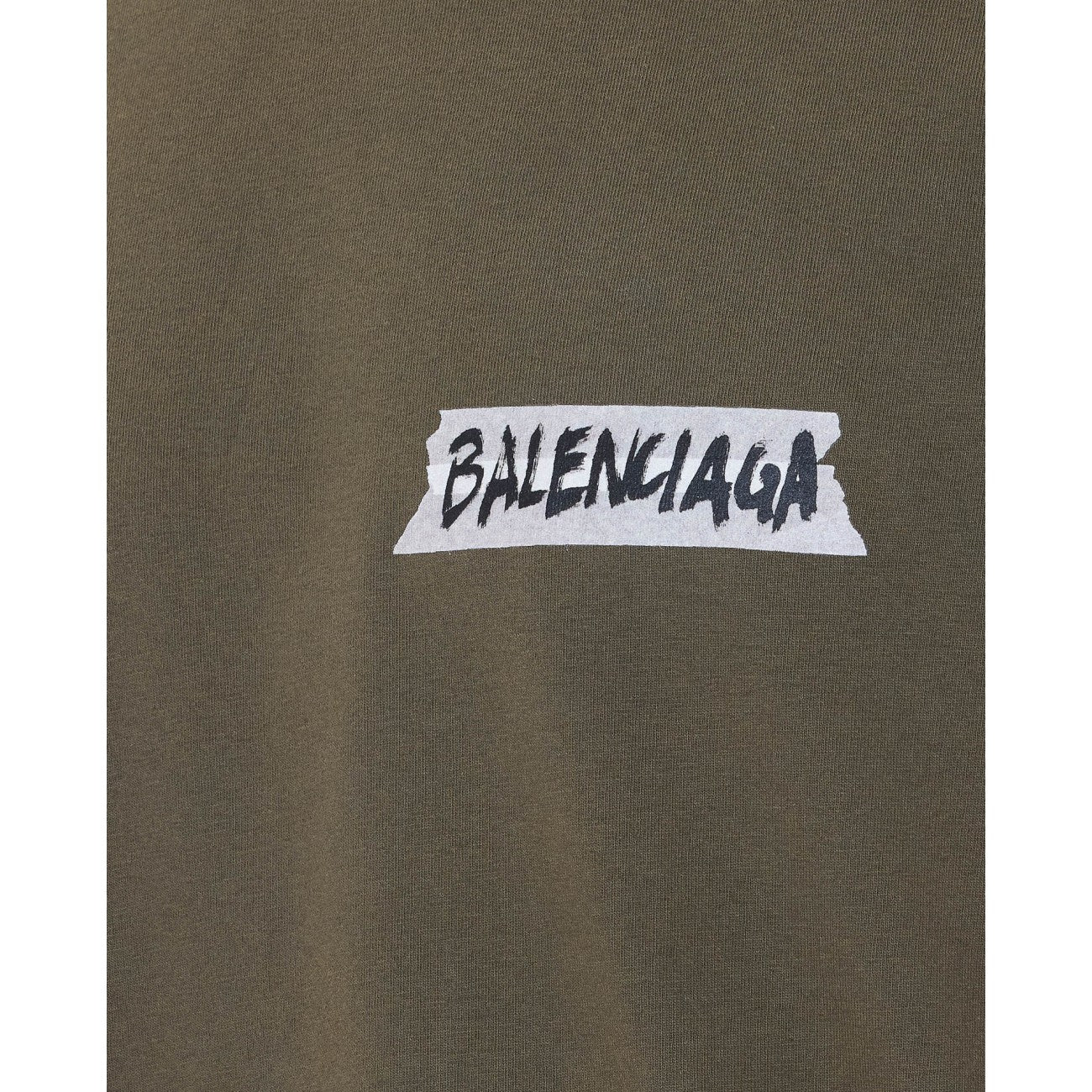 Balenciaga Men Masking Tape T-Shirt BALENCIAGA