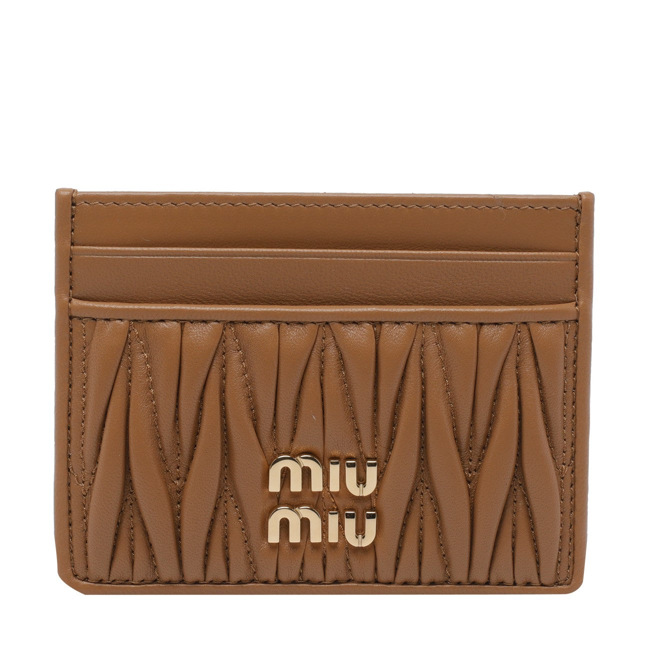 Miu Miu Women Matelasse' Miu Miu Logo Cards Holder MIU MIU
