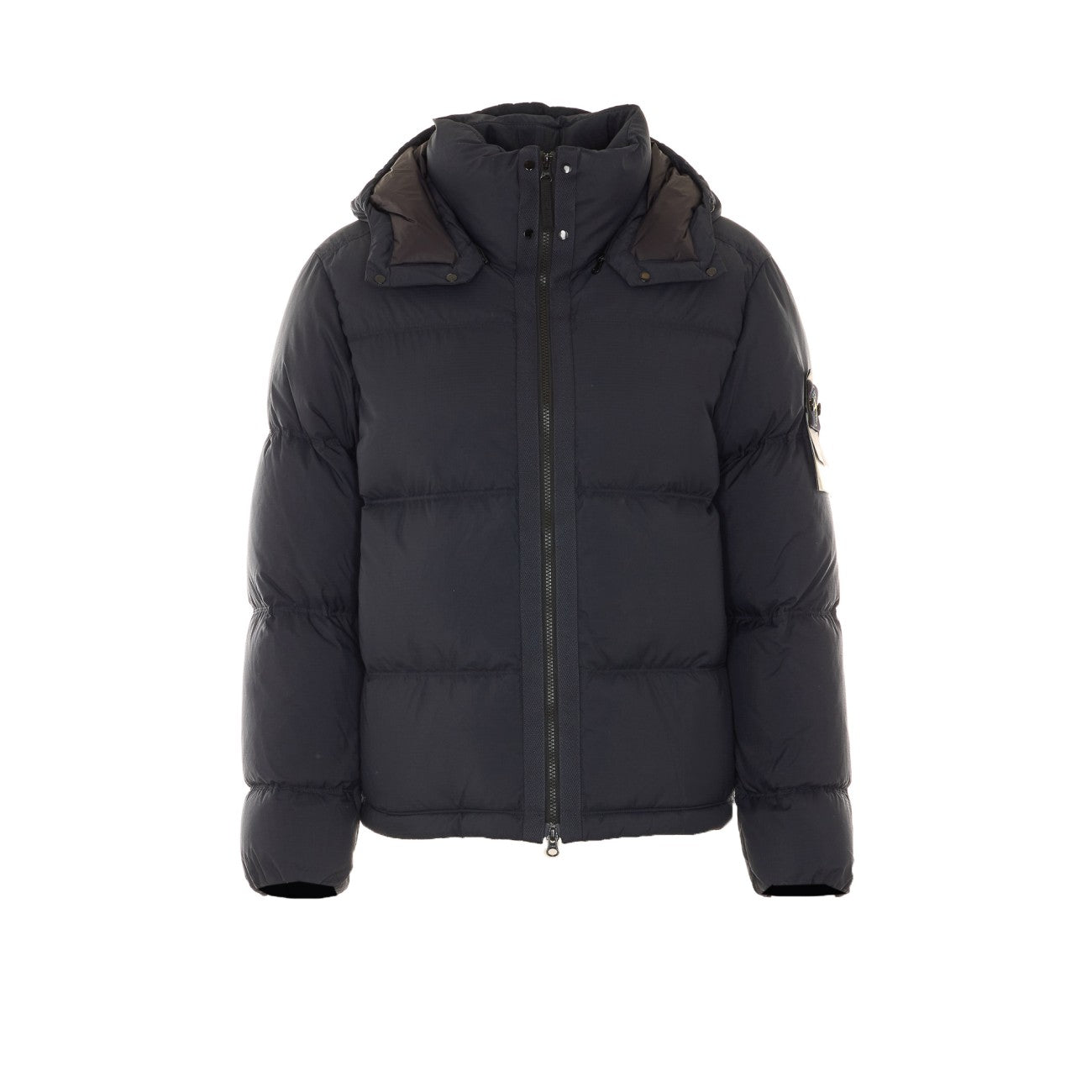 Stone Island Men Matt Ripstop Cordura Logo Down Jacket
