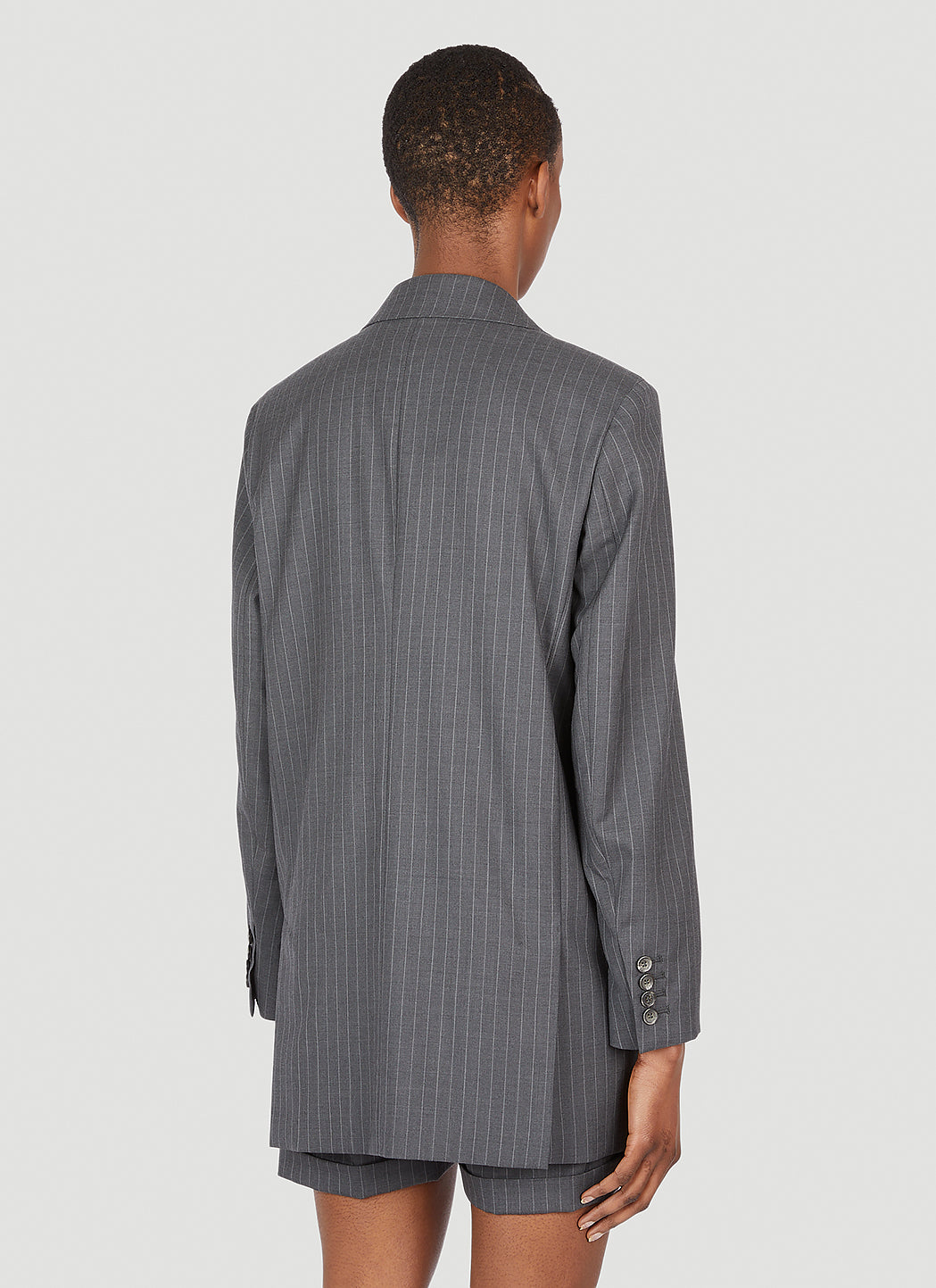 Max Mara Women Pinstriped Wool Blazer MAX MARA