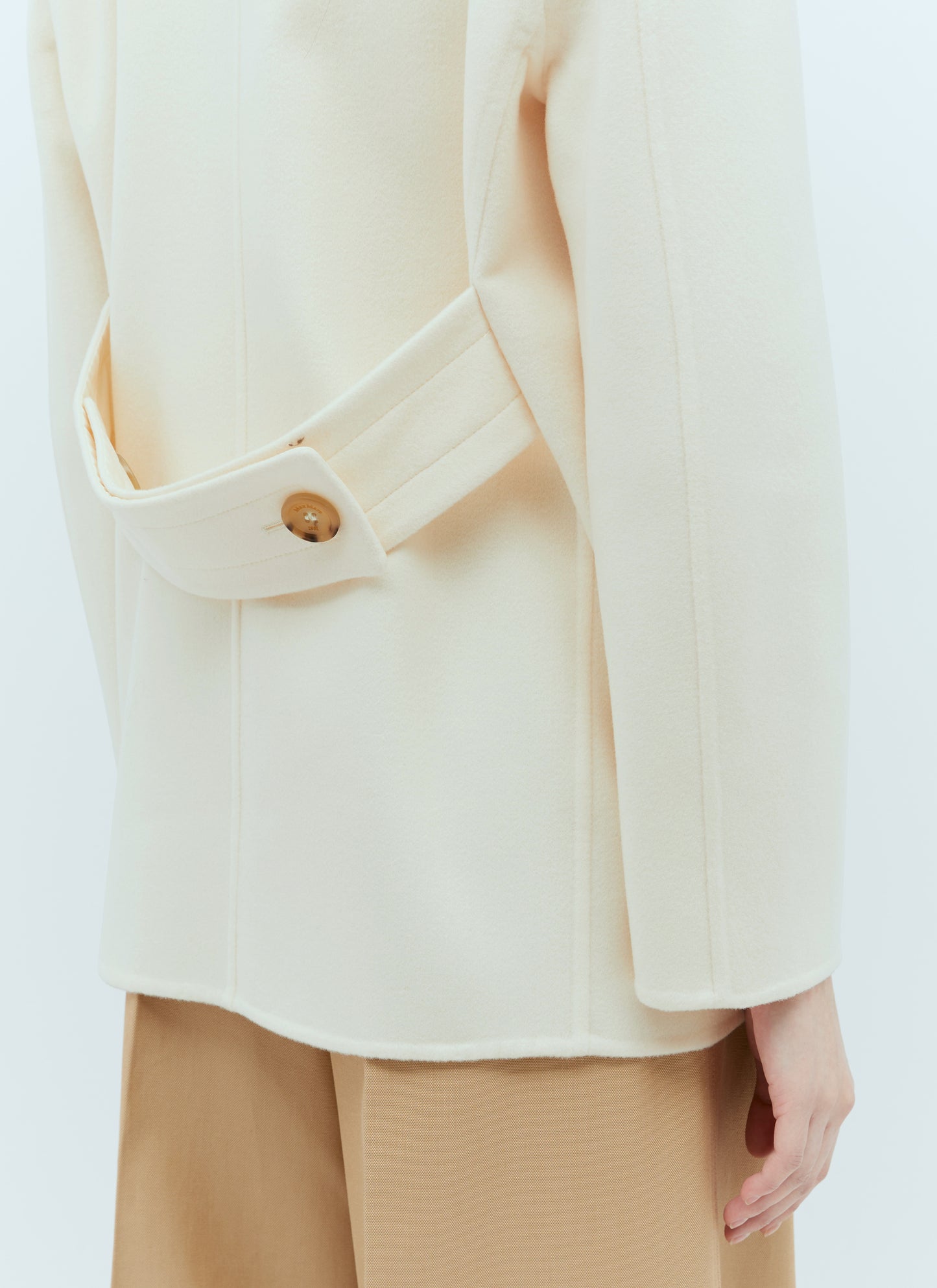 Max Mara Women Wool And Cashmere Pea Coat MAX MARA