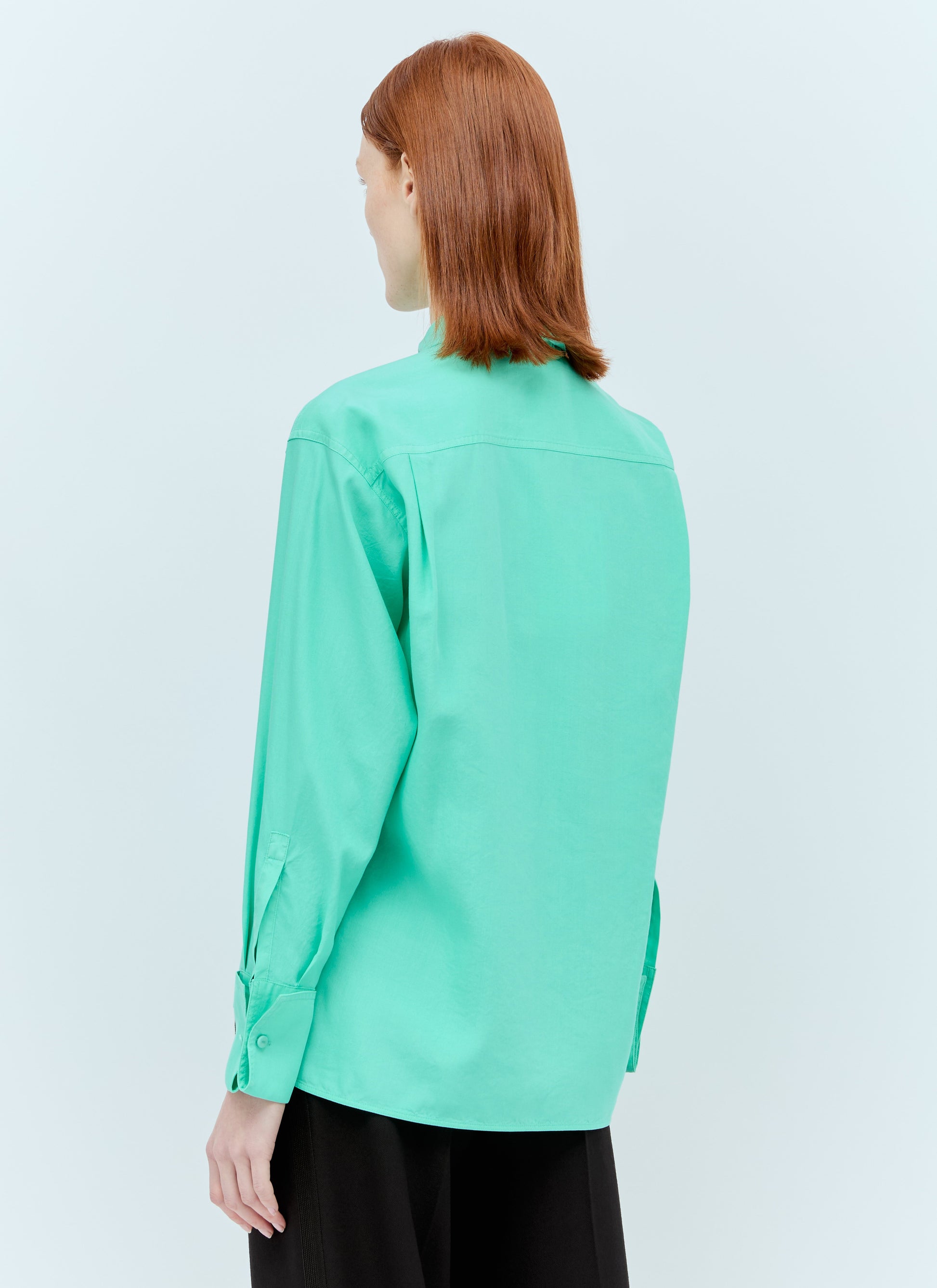 Max Mara Women Flap Pockets Silk Shirt MAX MARA