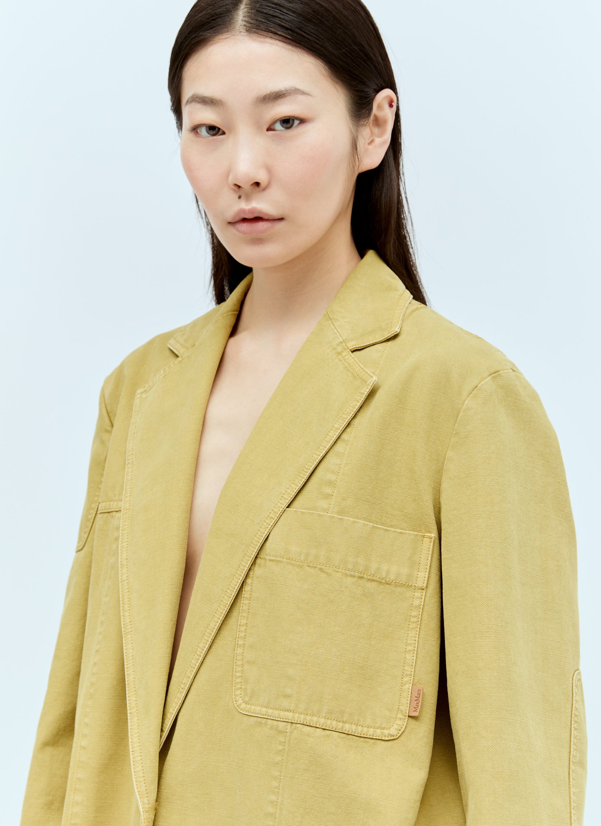 Max Mara Women Oversized Canvas Blazer MAX MARA