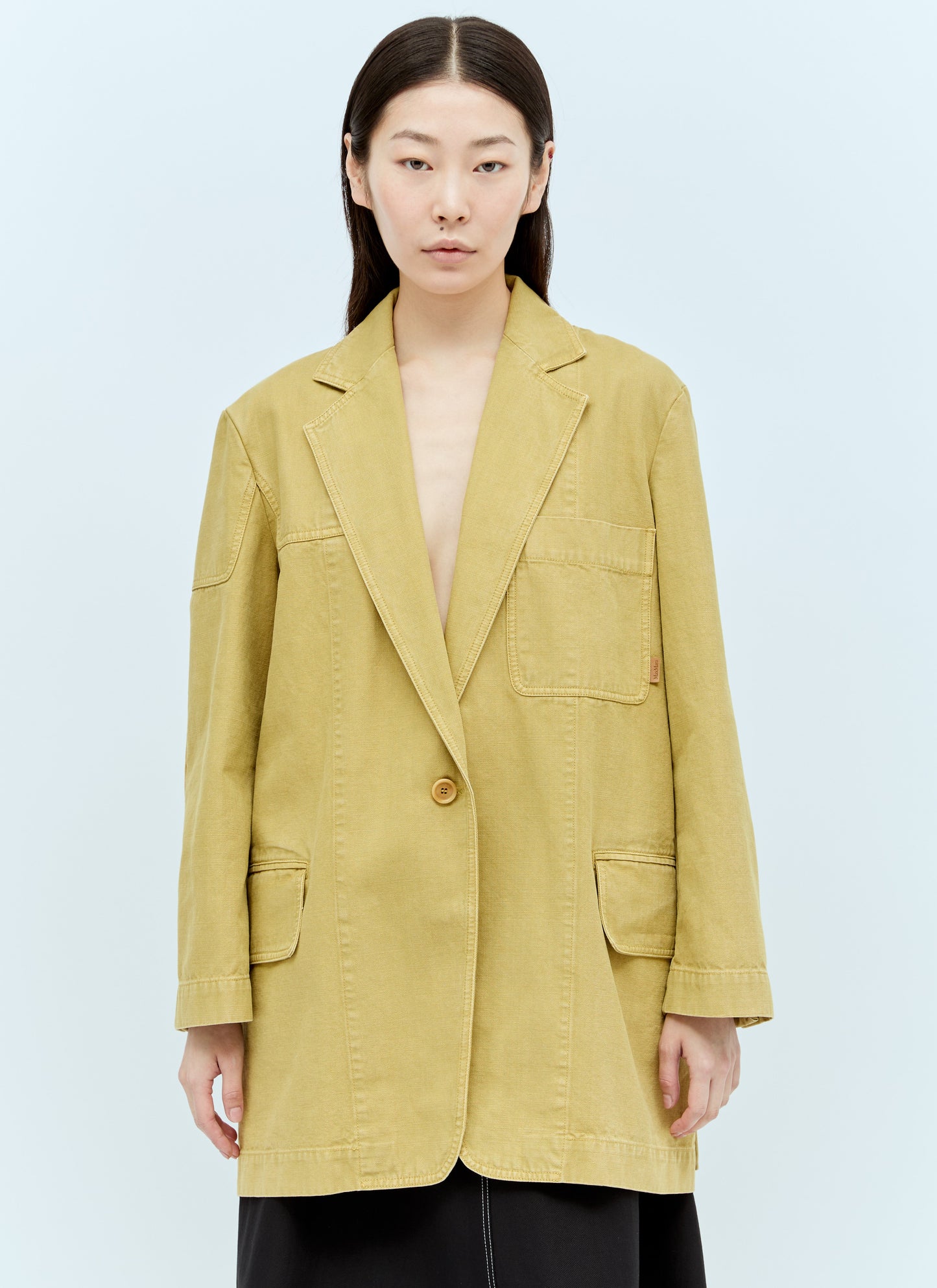 Max Mara Women Oversized Canvas Blazer MAX MARA