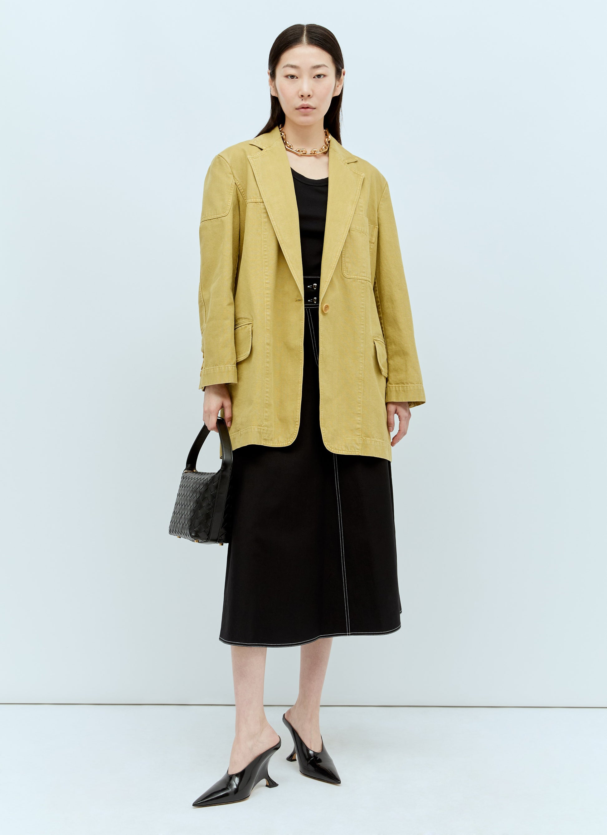 Max Mara Women Oversized Canvas Blazer MAX MARA