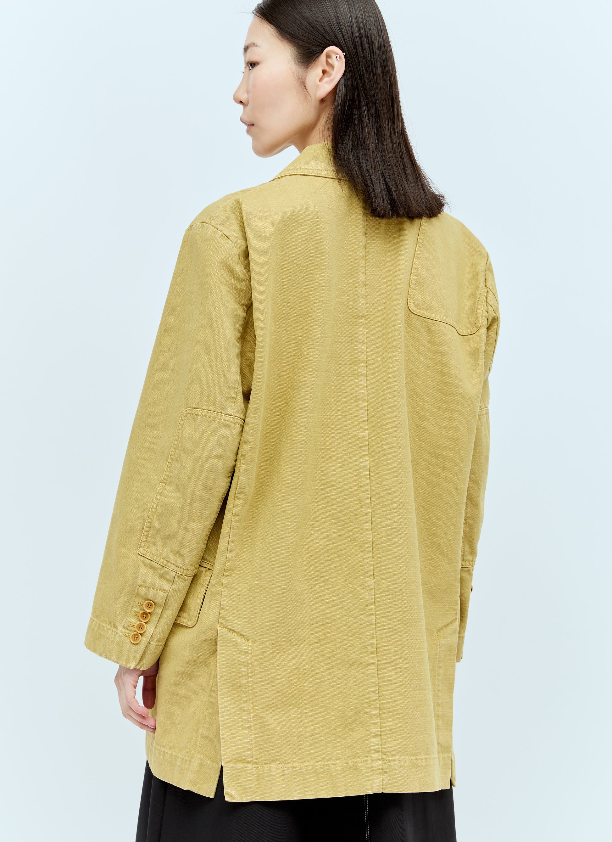 Max Mara Women Oversized Canvas Blazer MAX MARA