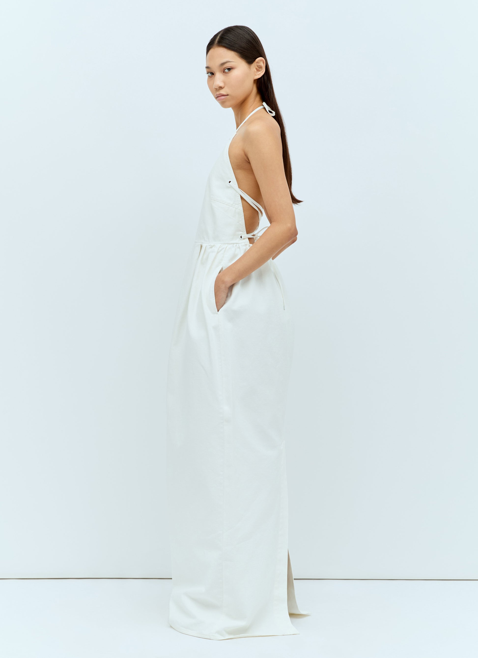 Max Mara Women Halter Neck Maxi Dress MAX MARA
