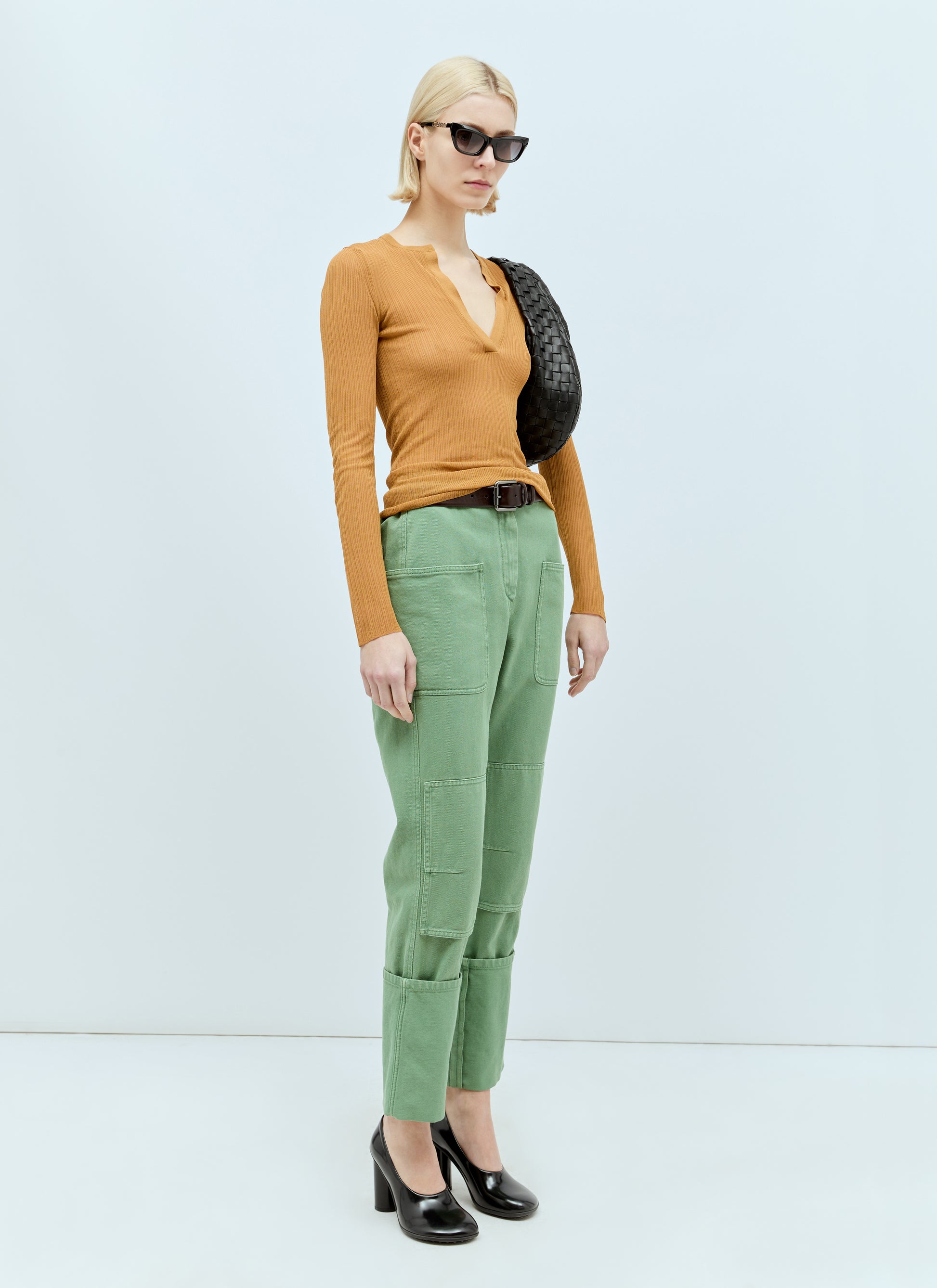 Max Mara Women Cotton Drill Pants MAX MARA