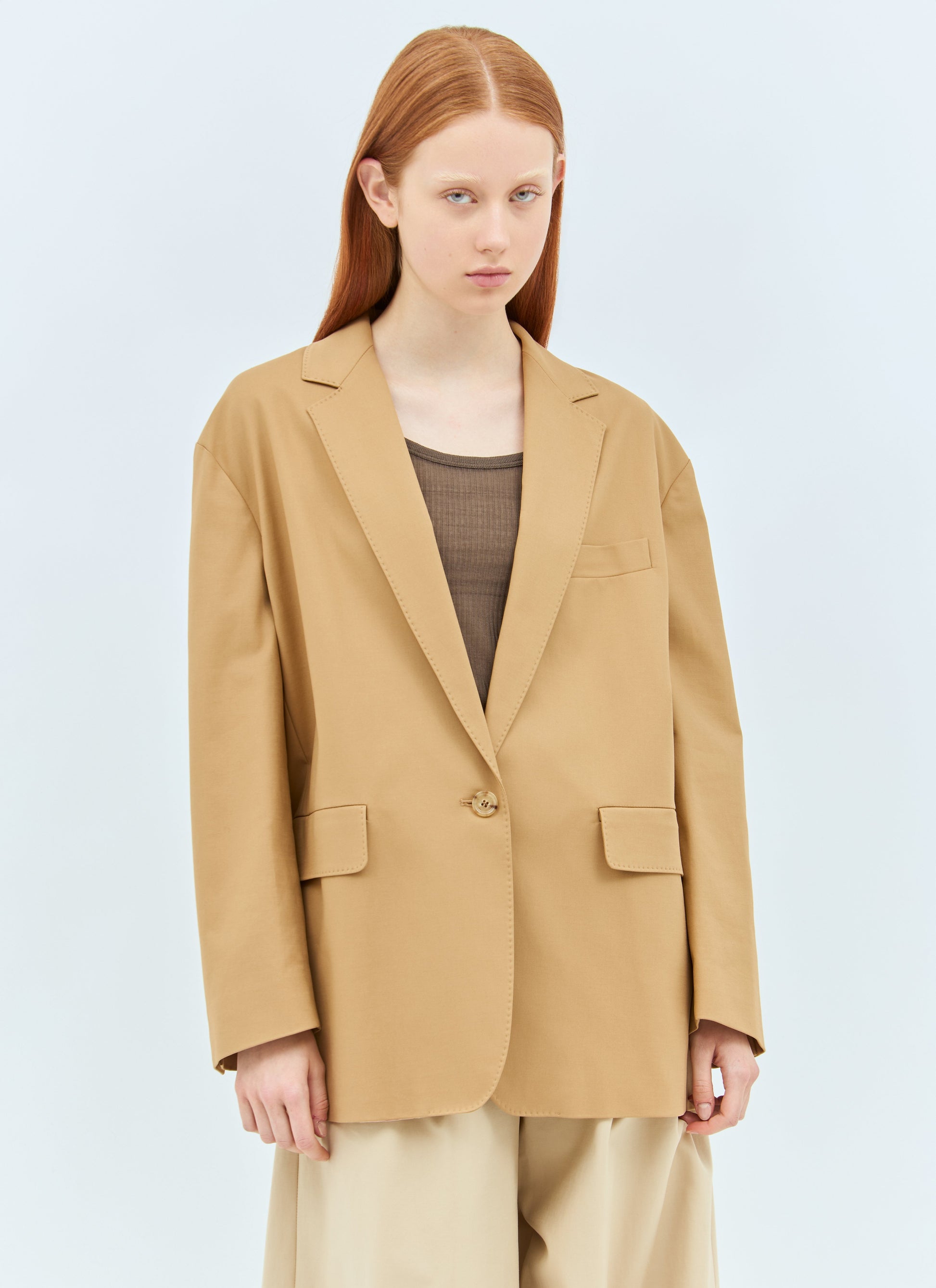 Max Mara Women Oversized Canvas Blazer MAX MARA