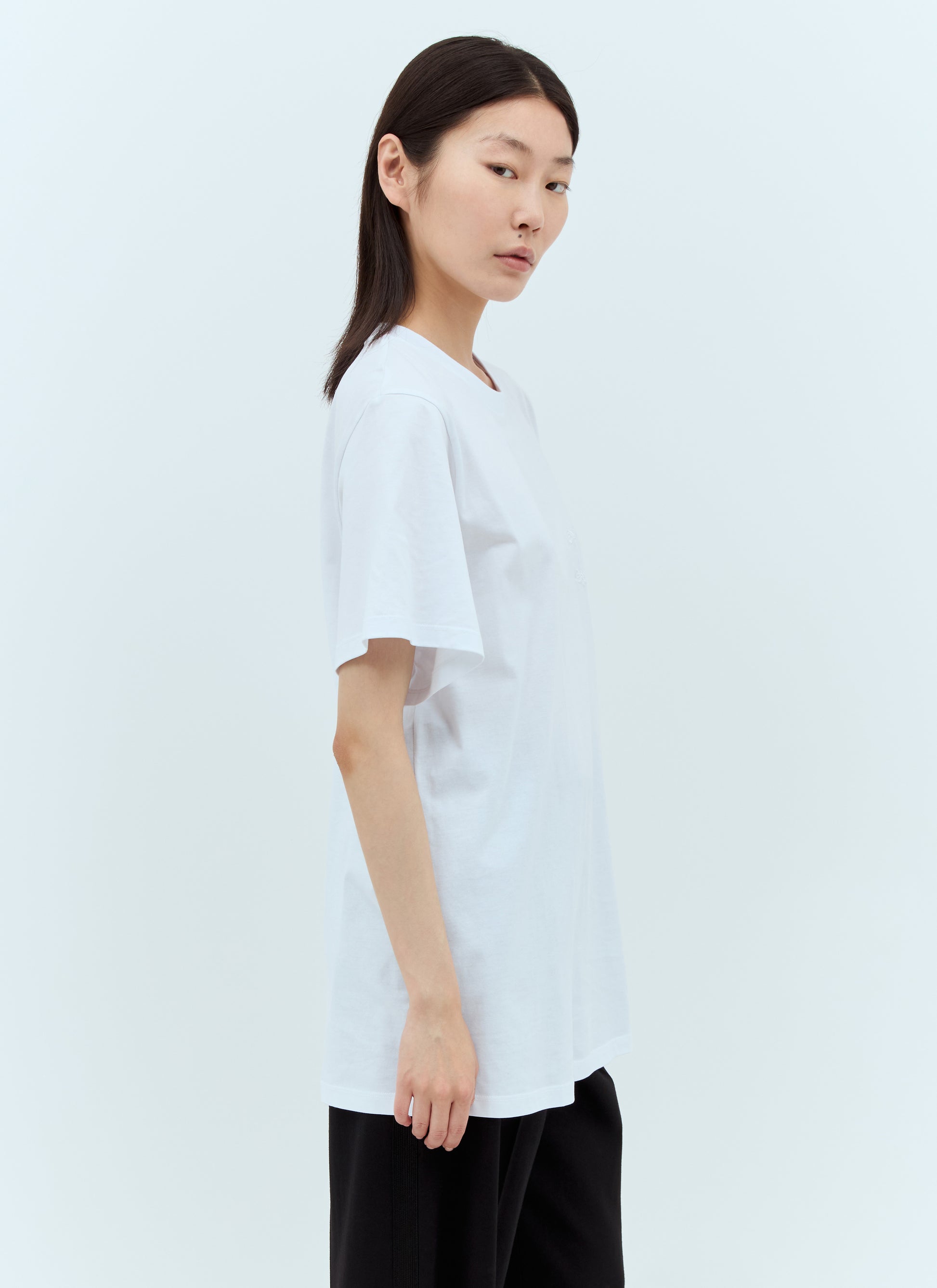 Max Mara Women Logo Embroidery T-Shirt MAX MARA