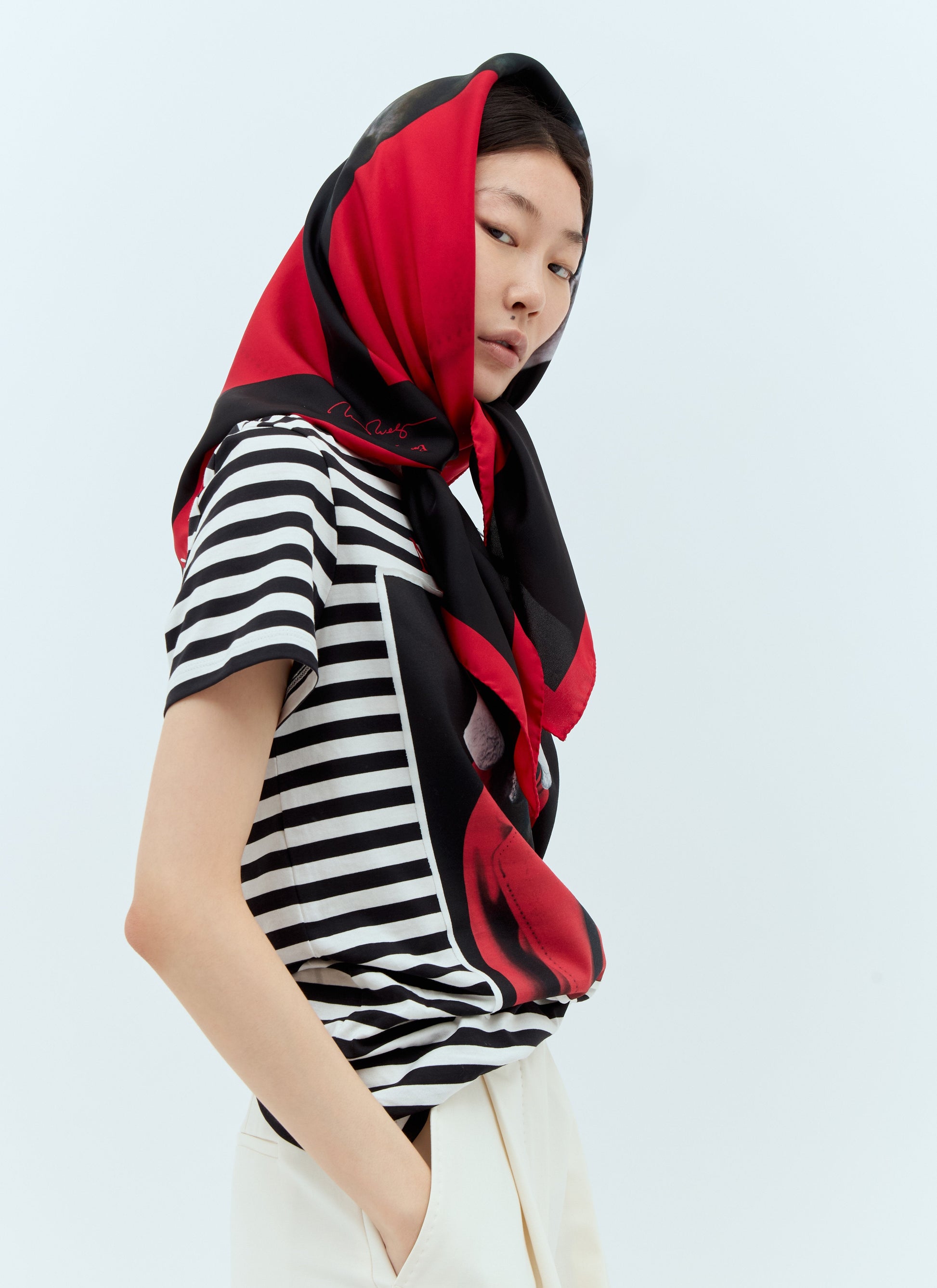 Max Mara Women Printed Silk Scarf MAX MARA