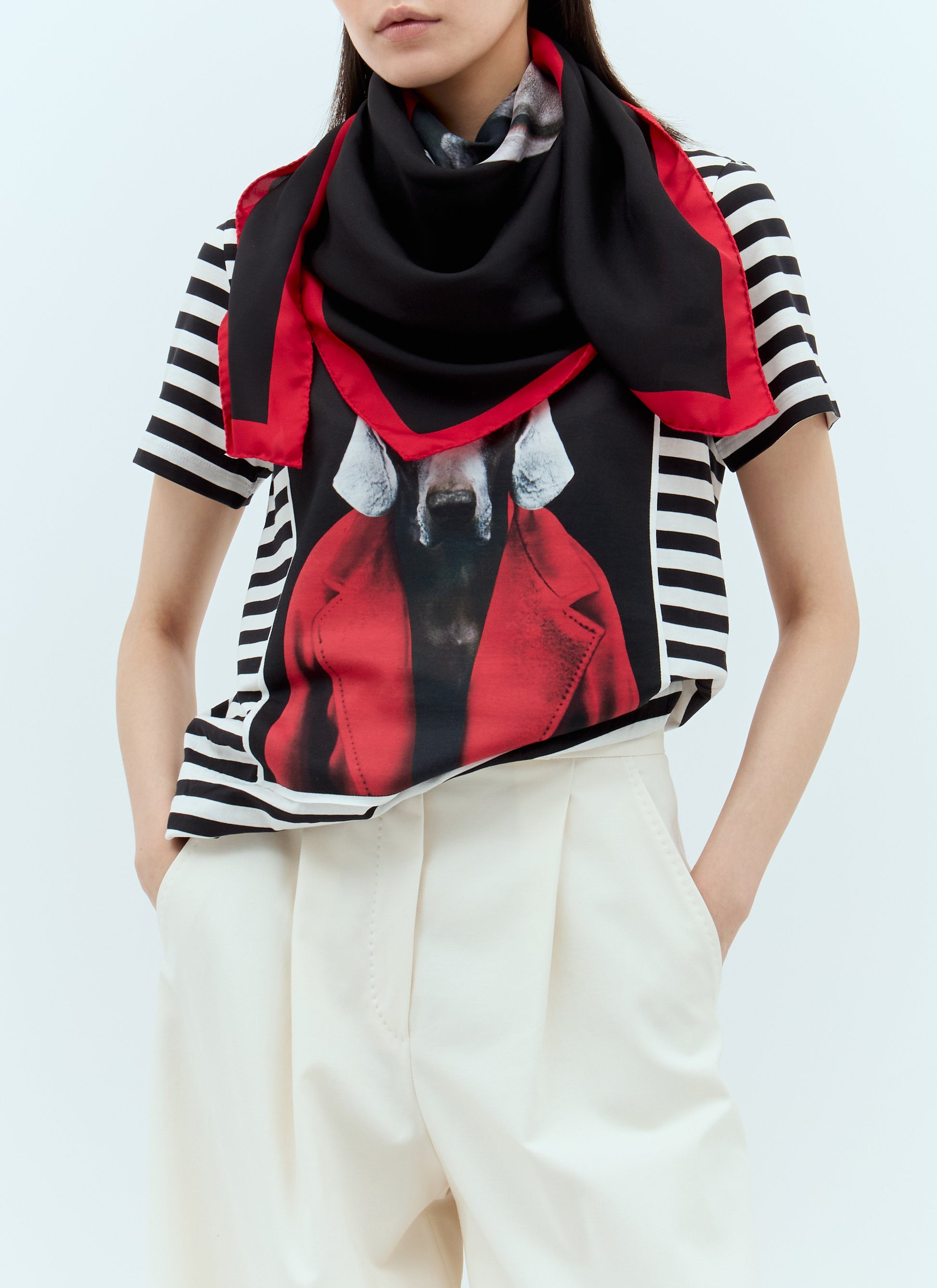 Max Mara Women Printed Silk Scarf MAX MARA