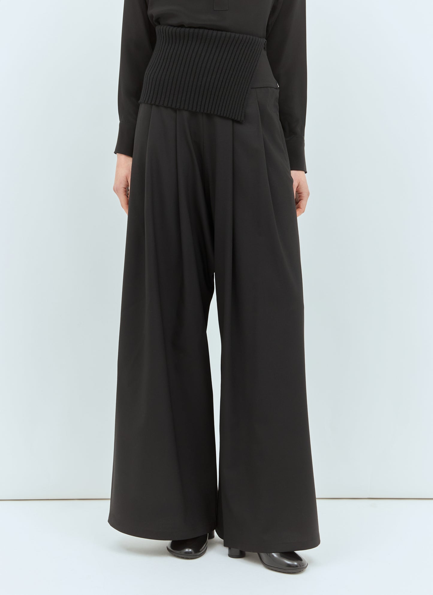 Max Mara Women Long Stretch Wool Pants MAX MARA
