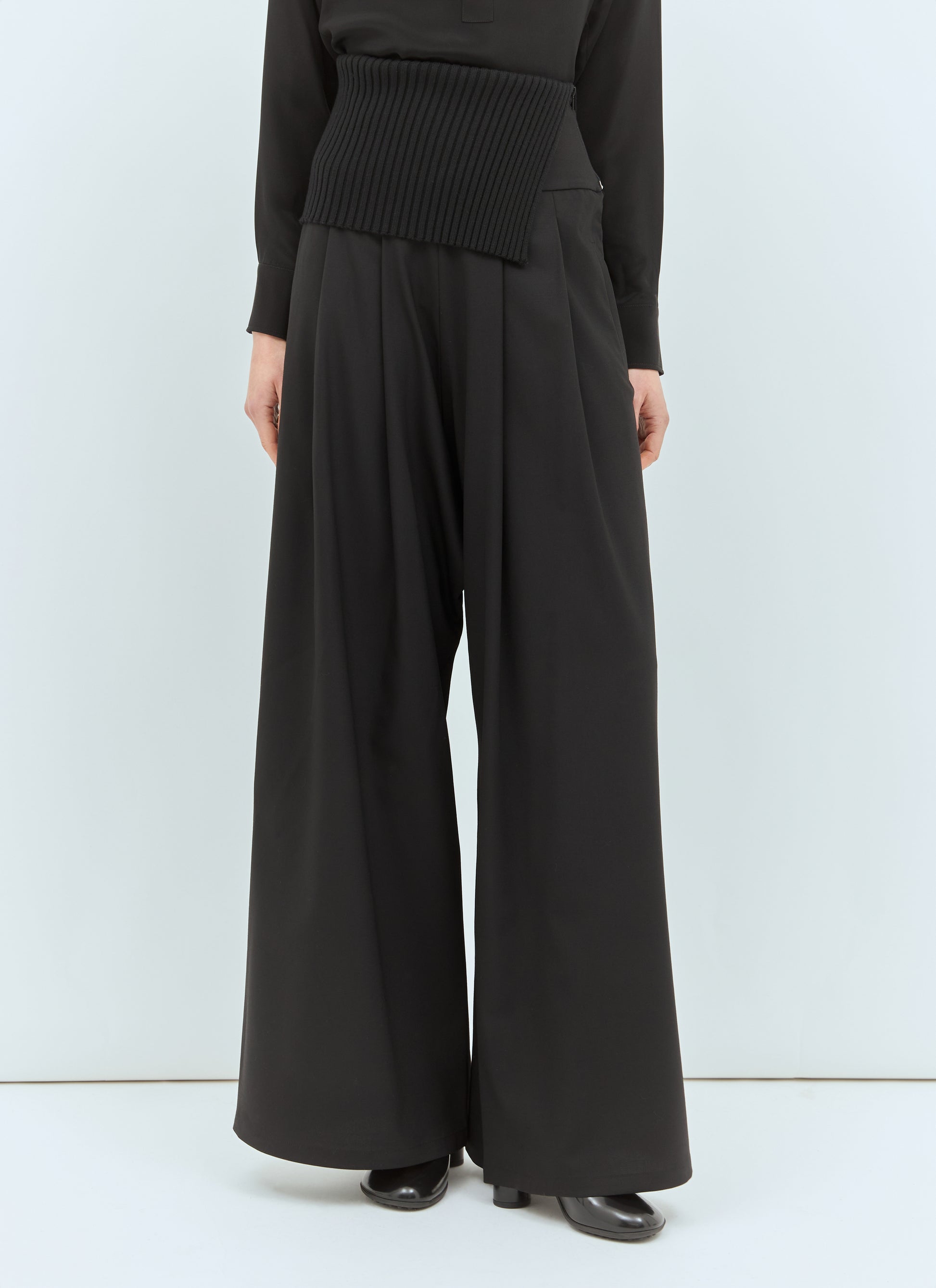 Max Mara Women Long Stretch Wool Pants MAX MARA