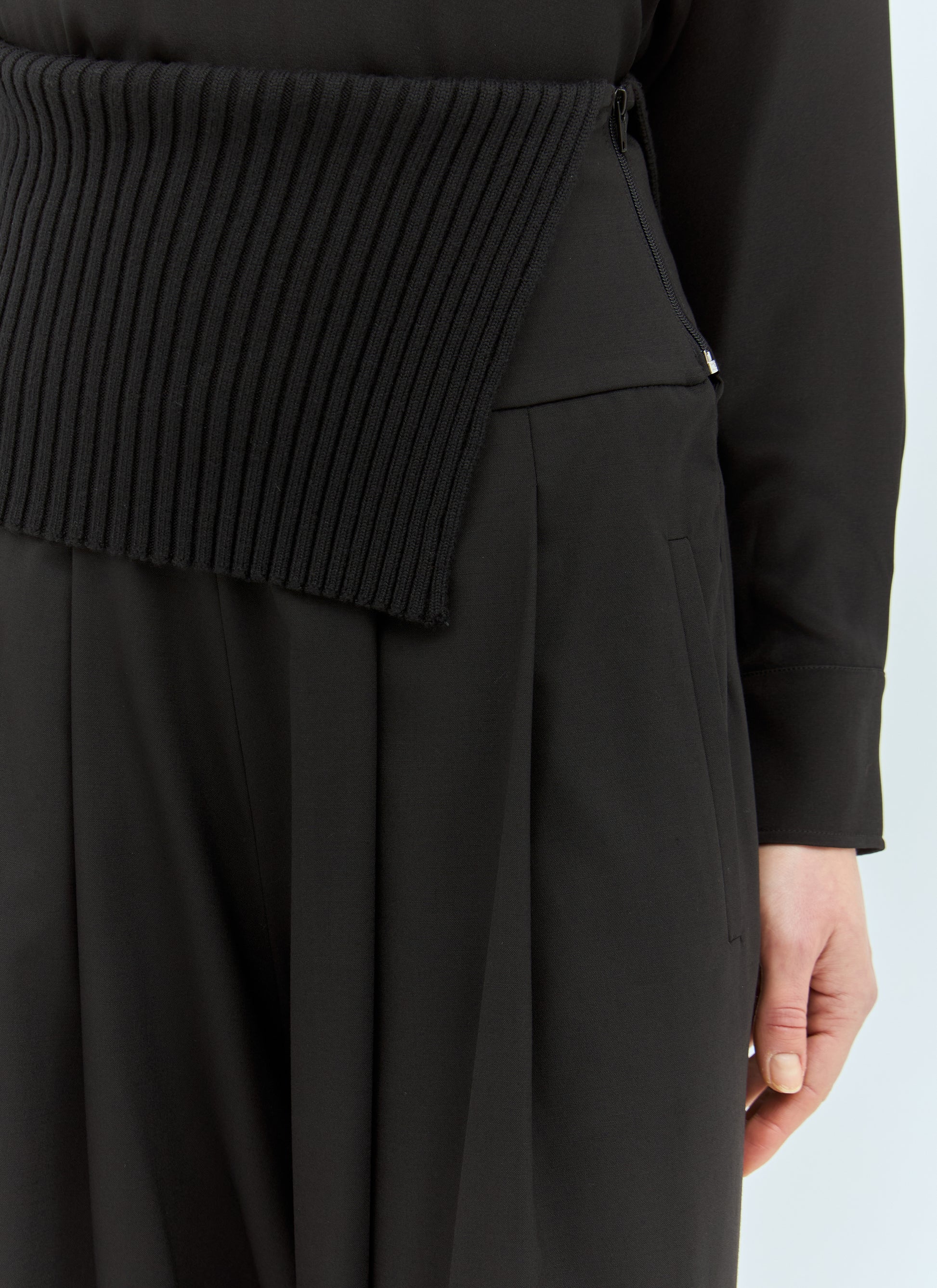 Max Mara Women Long Stretch Wool Pants MAX MARA