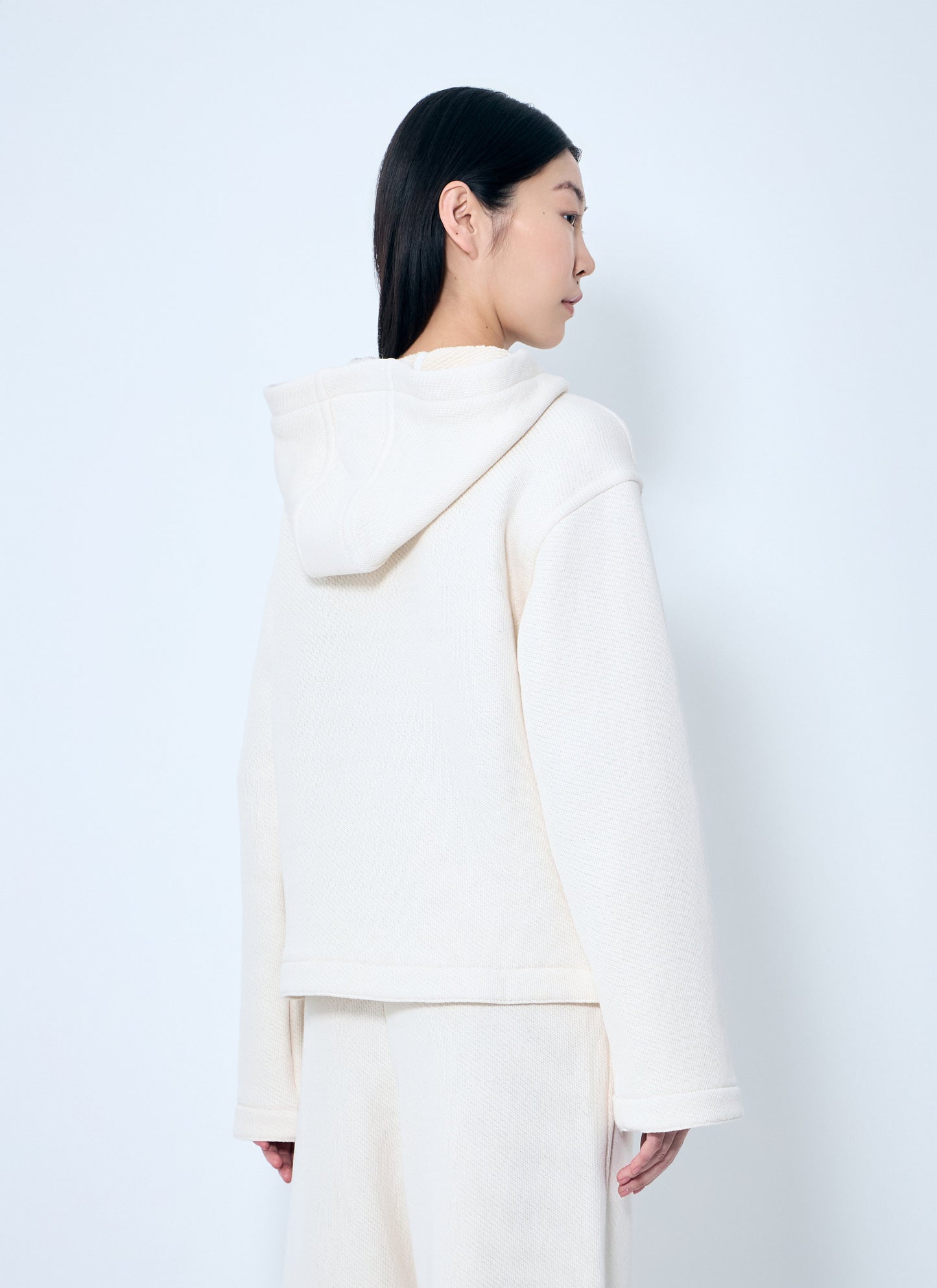 Max Mara Women Logo Embroidery Hooded Sweatshirt MAX MARA