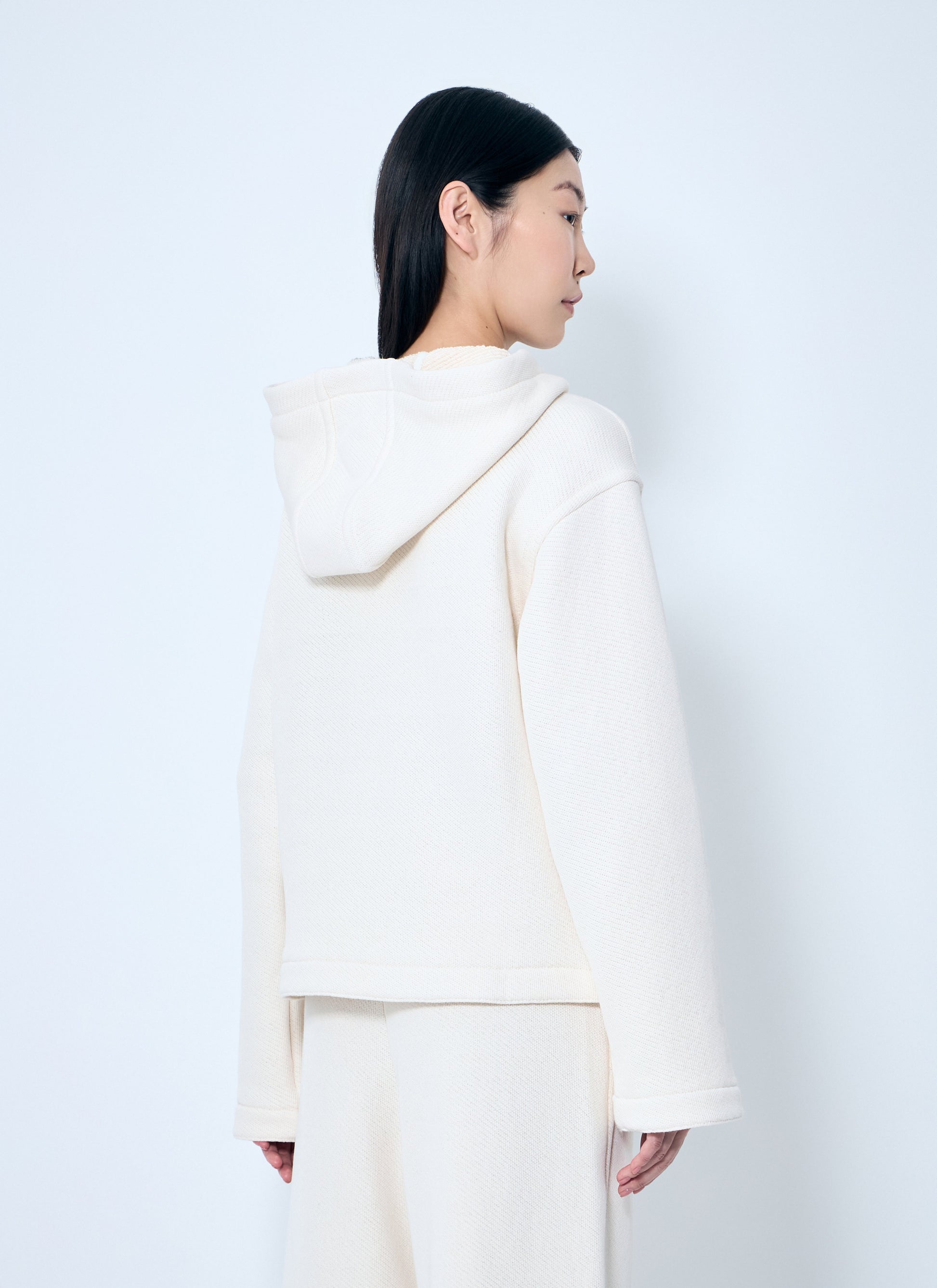 Max Mara Women Logo Embroidery Hooded Sweatshirt MAX MARA