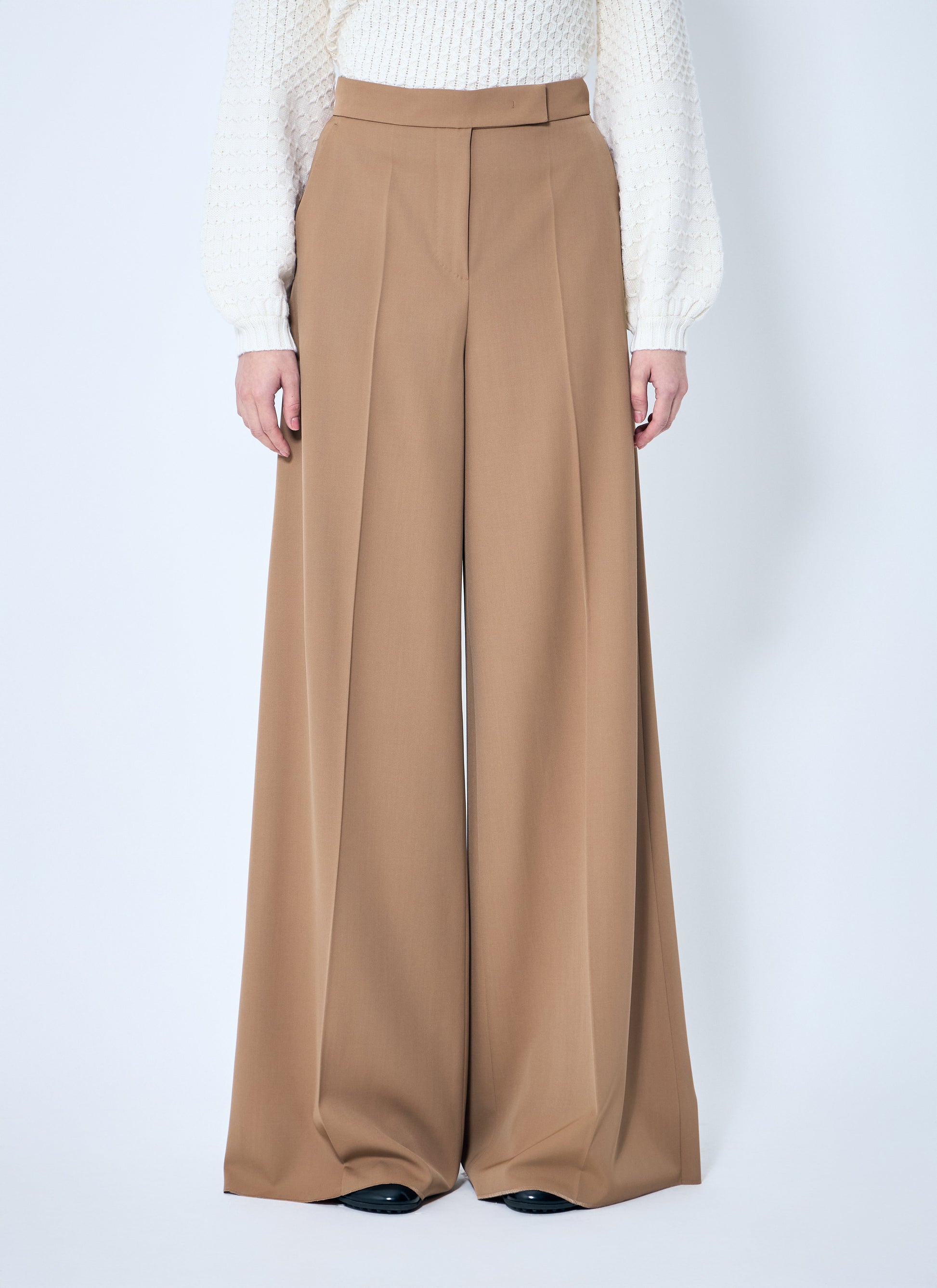 Max Mara Women Gabardine Wool Pants MAX MARA