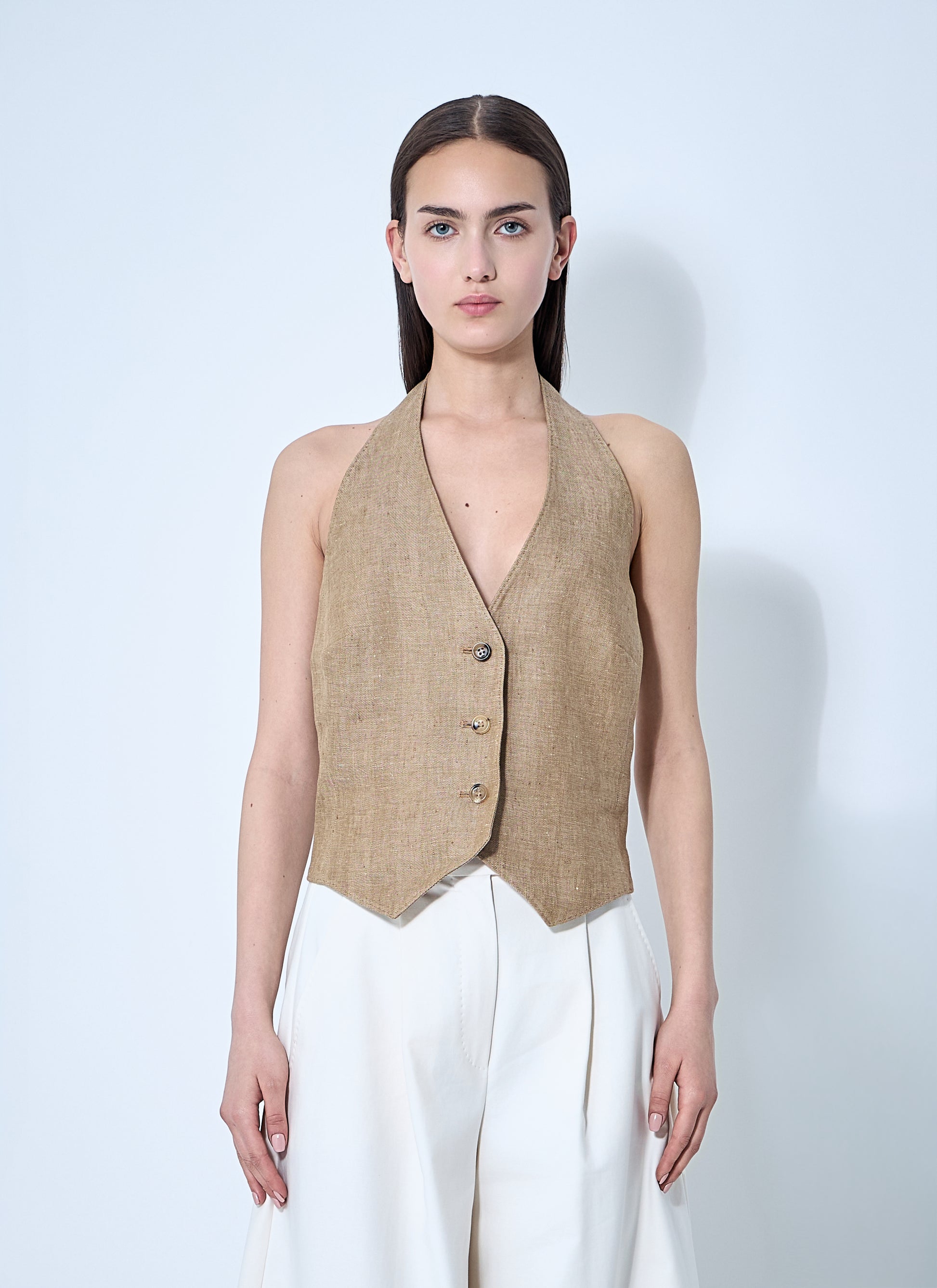 Max Mara Women Sauro Halterneck Waistcoat MAX MARA