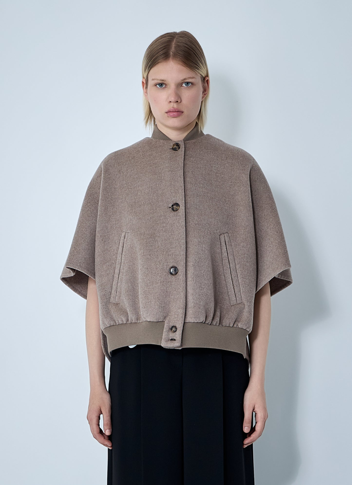 Max Mara Women Cashmere Logo Motif Poncho MAX MARA