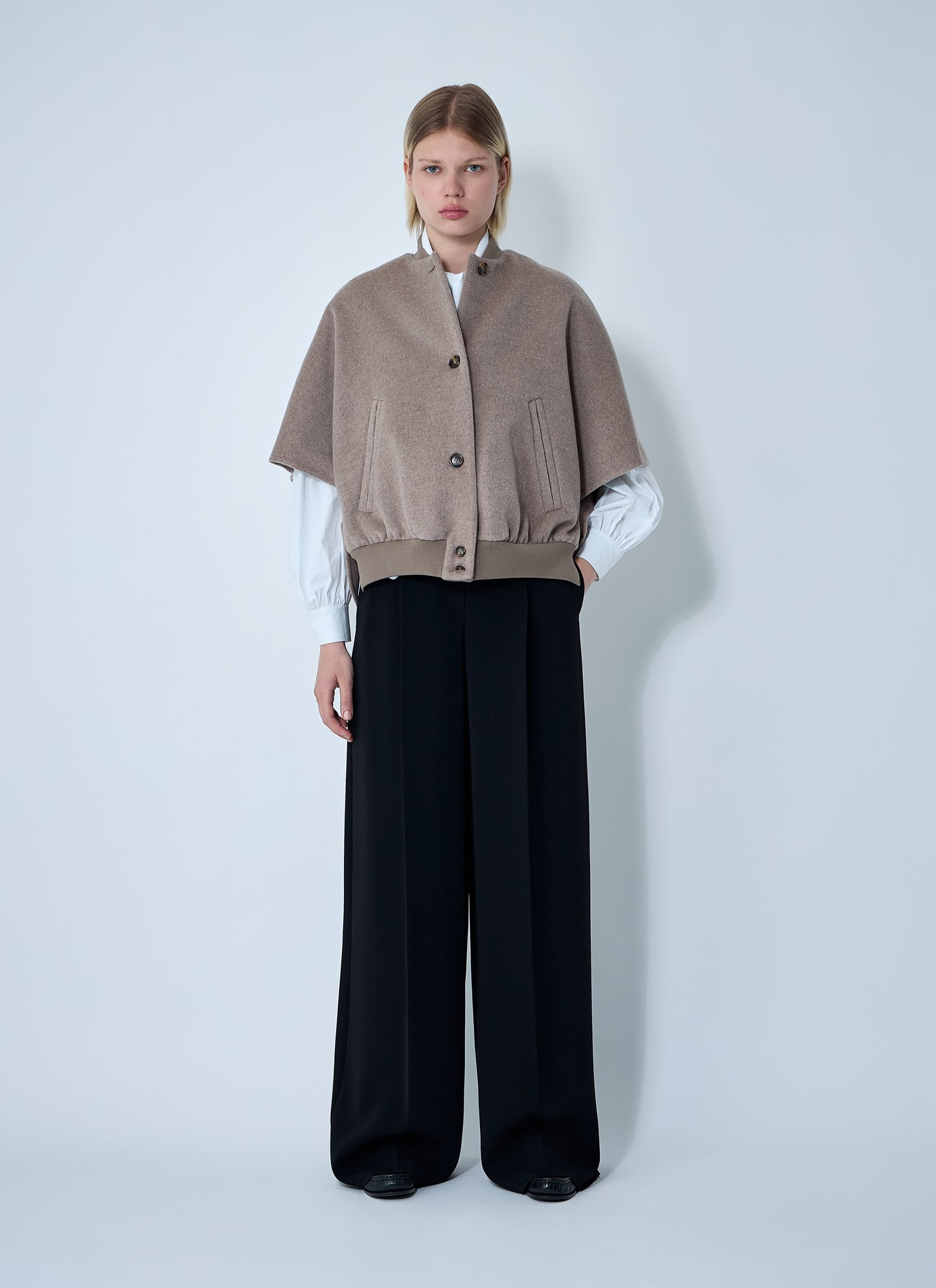 Max Mara Women Cashmere Logo Motif Poncho MAX MARA