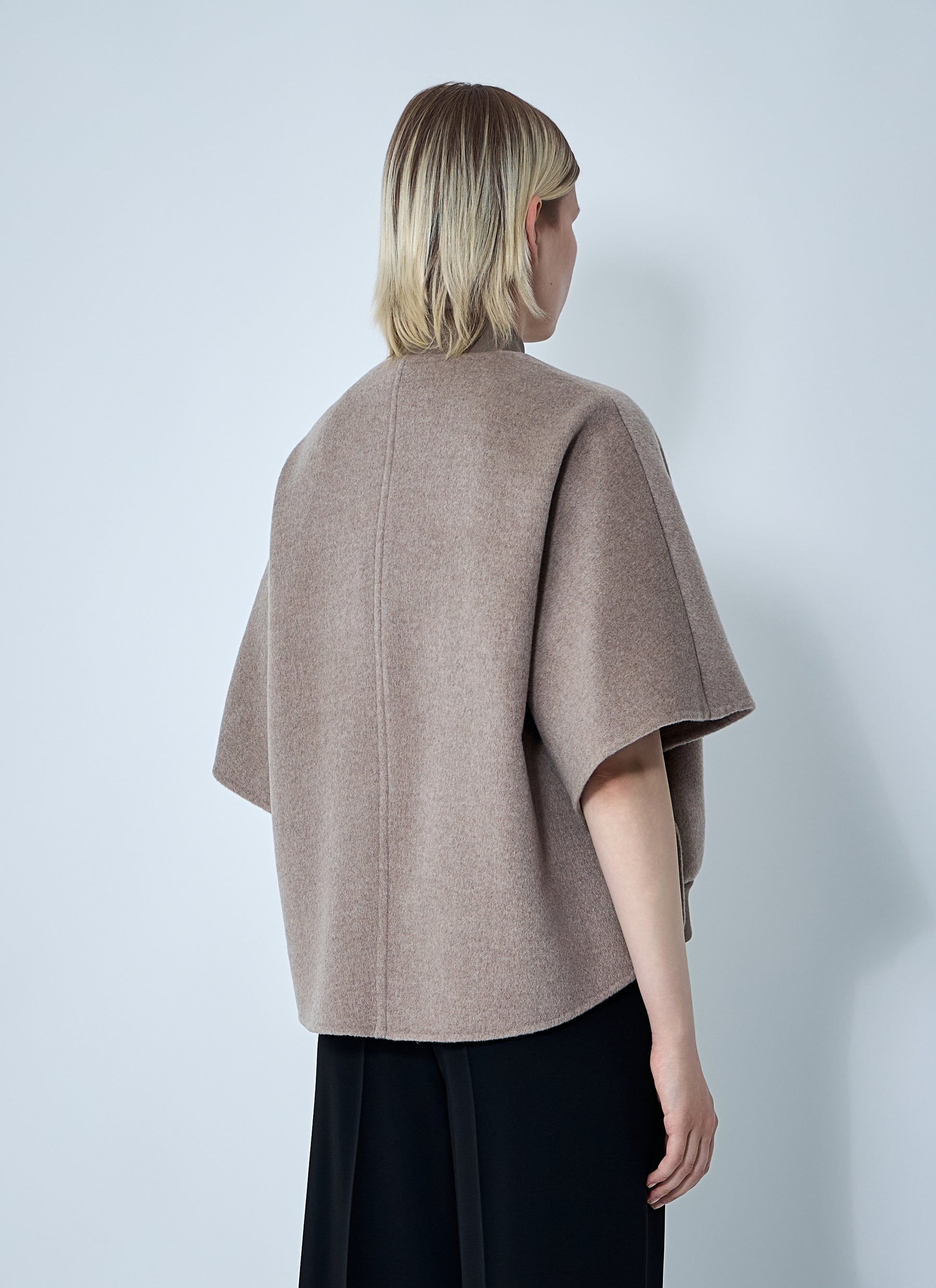 Max Mara Women Cashmere Logo Motif Poncho MAX MARA