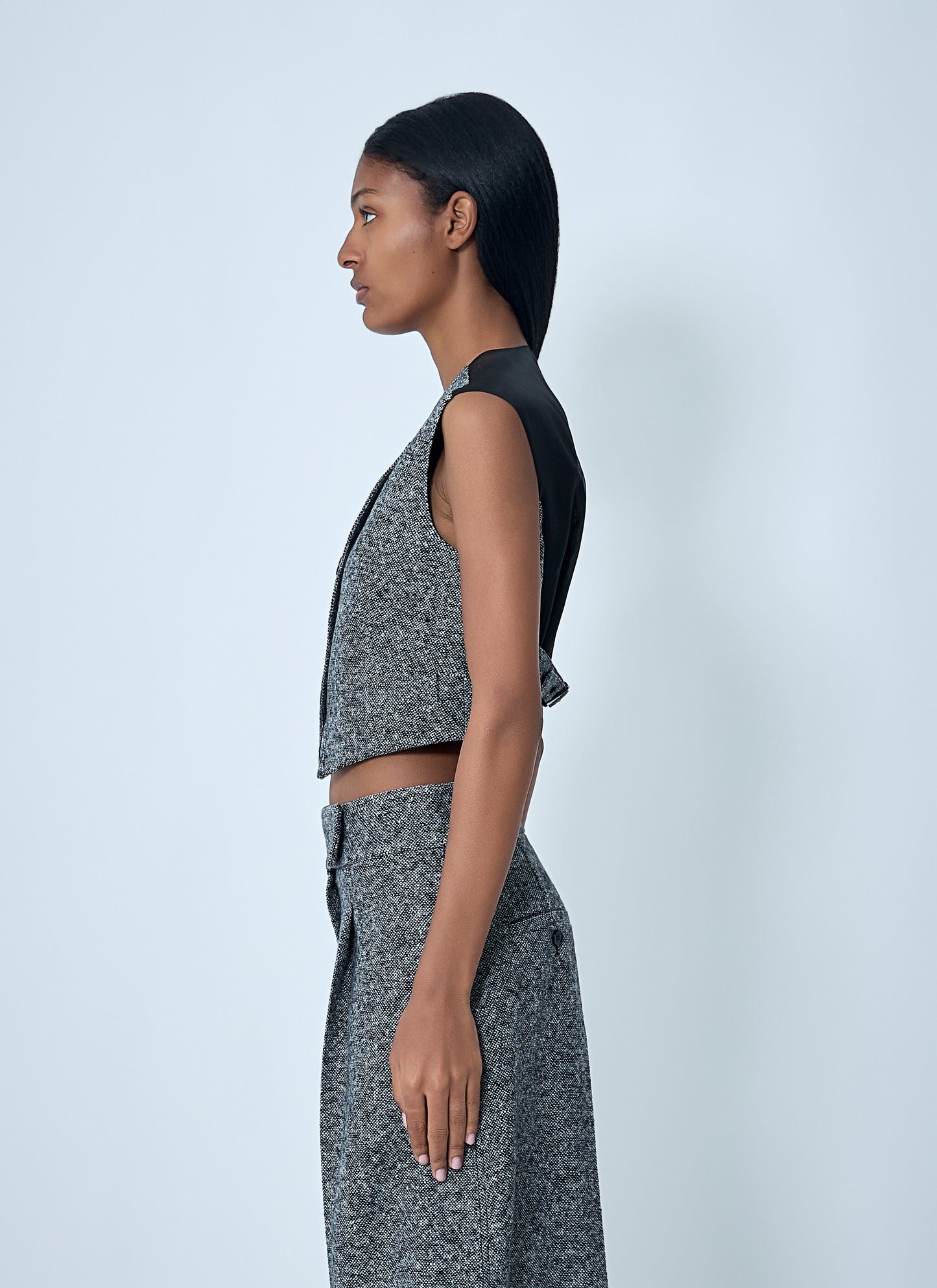 Max Mara Women Tailored Wool-And-Silk Waistcoat