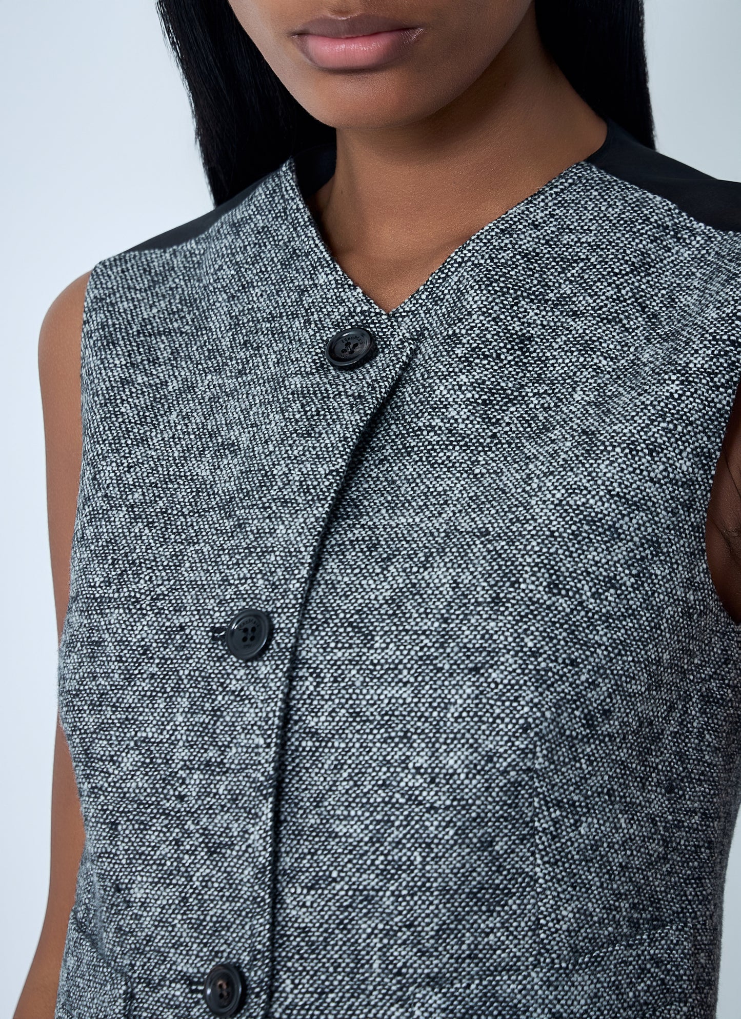 Max Mara Women Tailored Wool-And-Silk Waistcoat