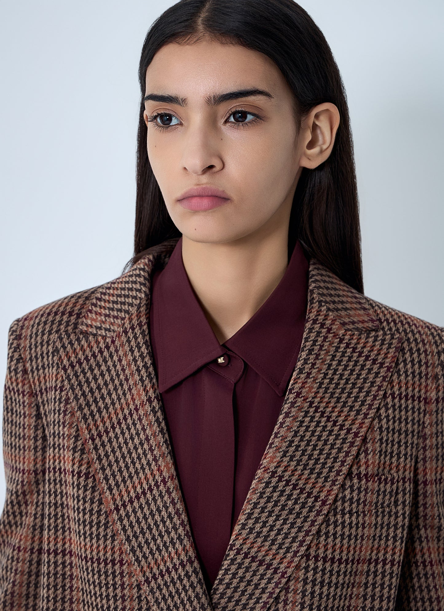 Max Mara Women Check Double-Breasted Blazer MAX MARA