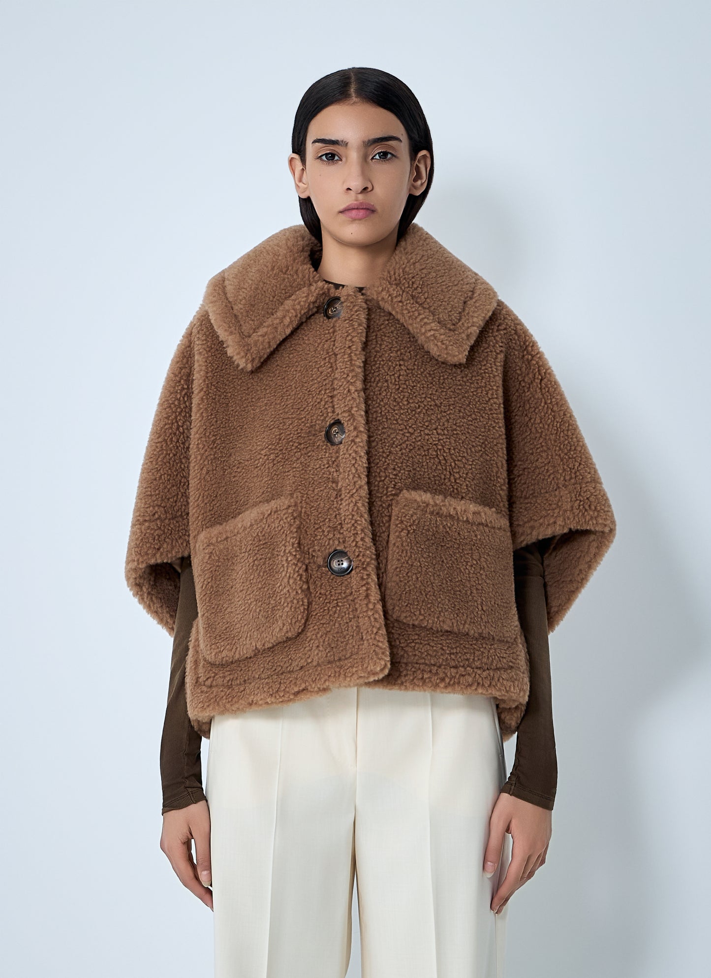 Max Mara Women Burshed Wool Poncho MAX MARA
