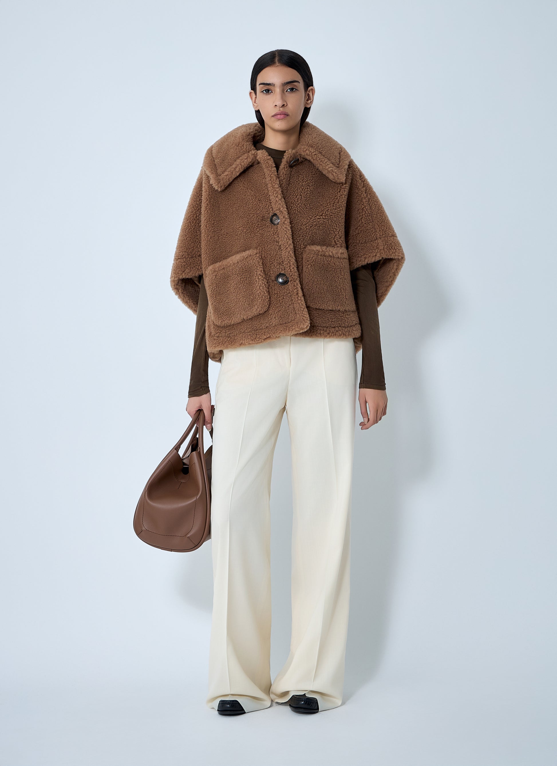 Max Mara Women Burshed Wool Poncho MAX MARA
