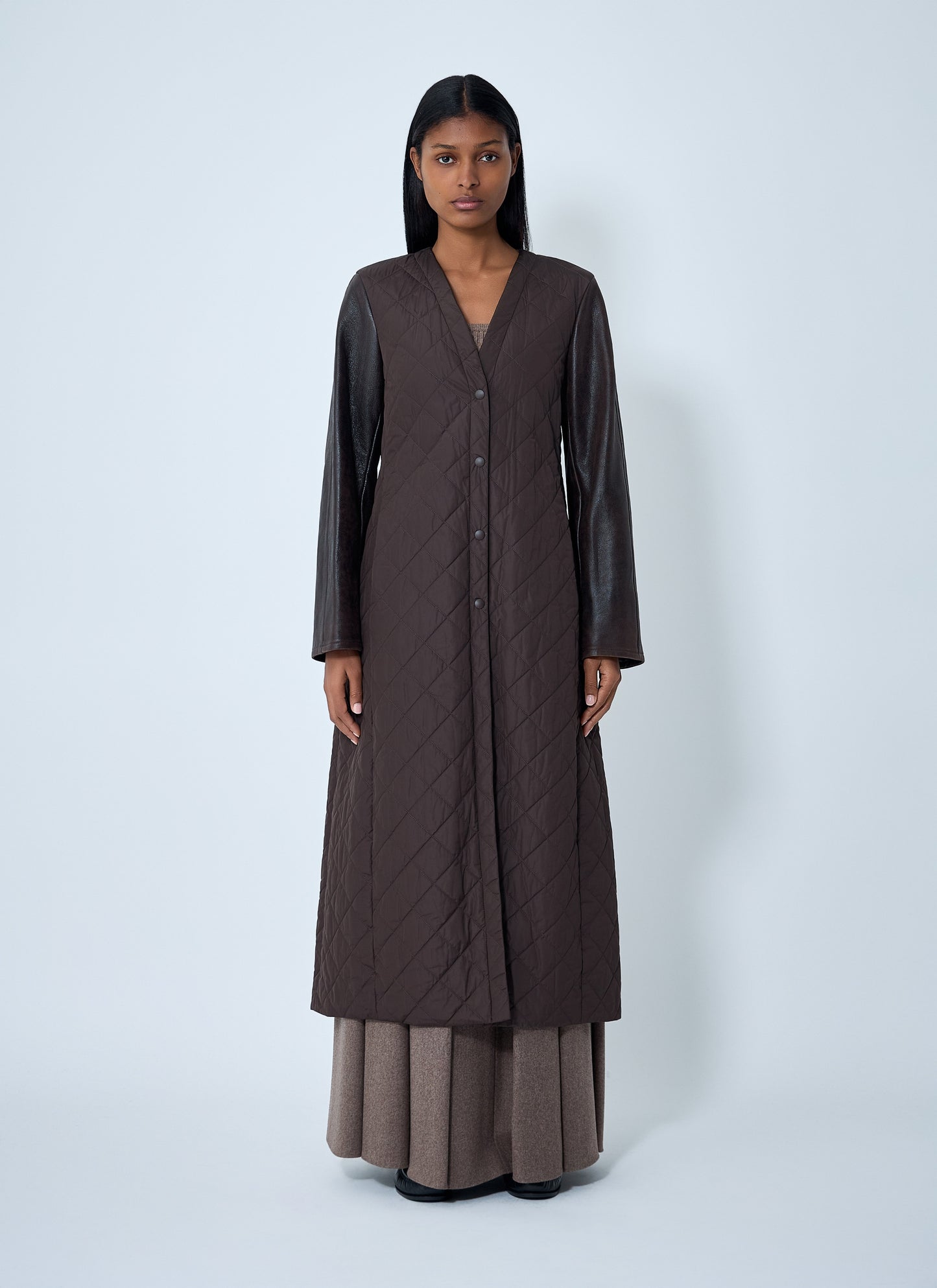 Max Mara Women Quilted Maxi Coat MAX MARA