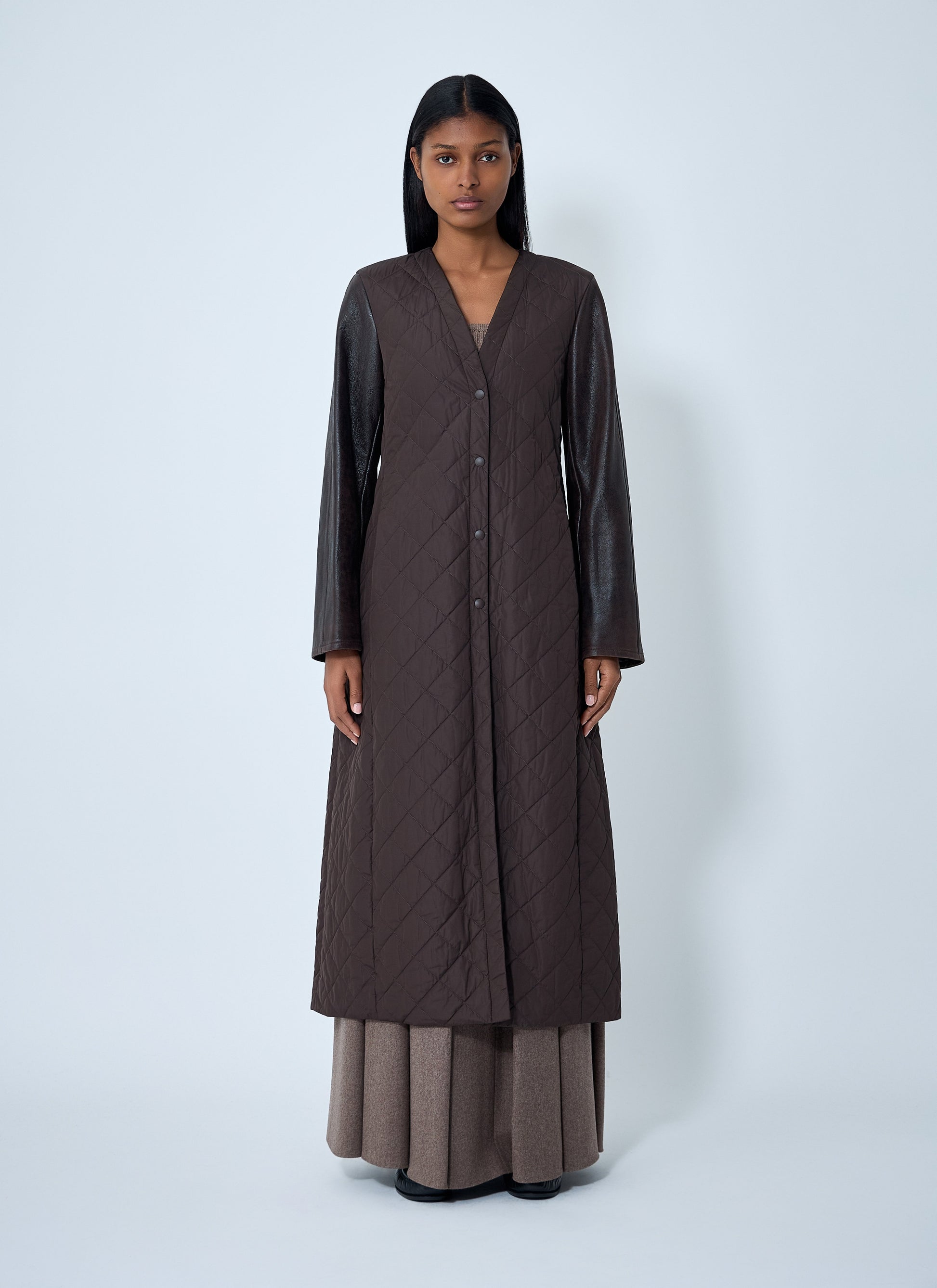 Max Mara Women Quilted Maxi Coat MAX MARA