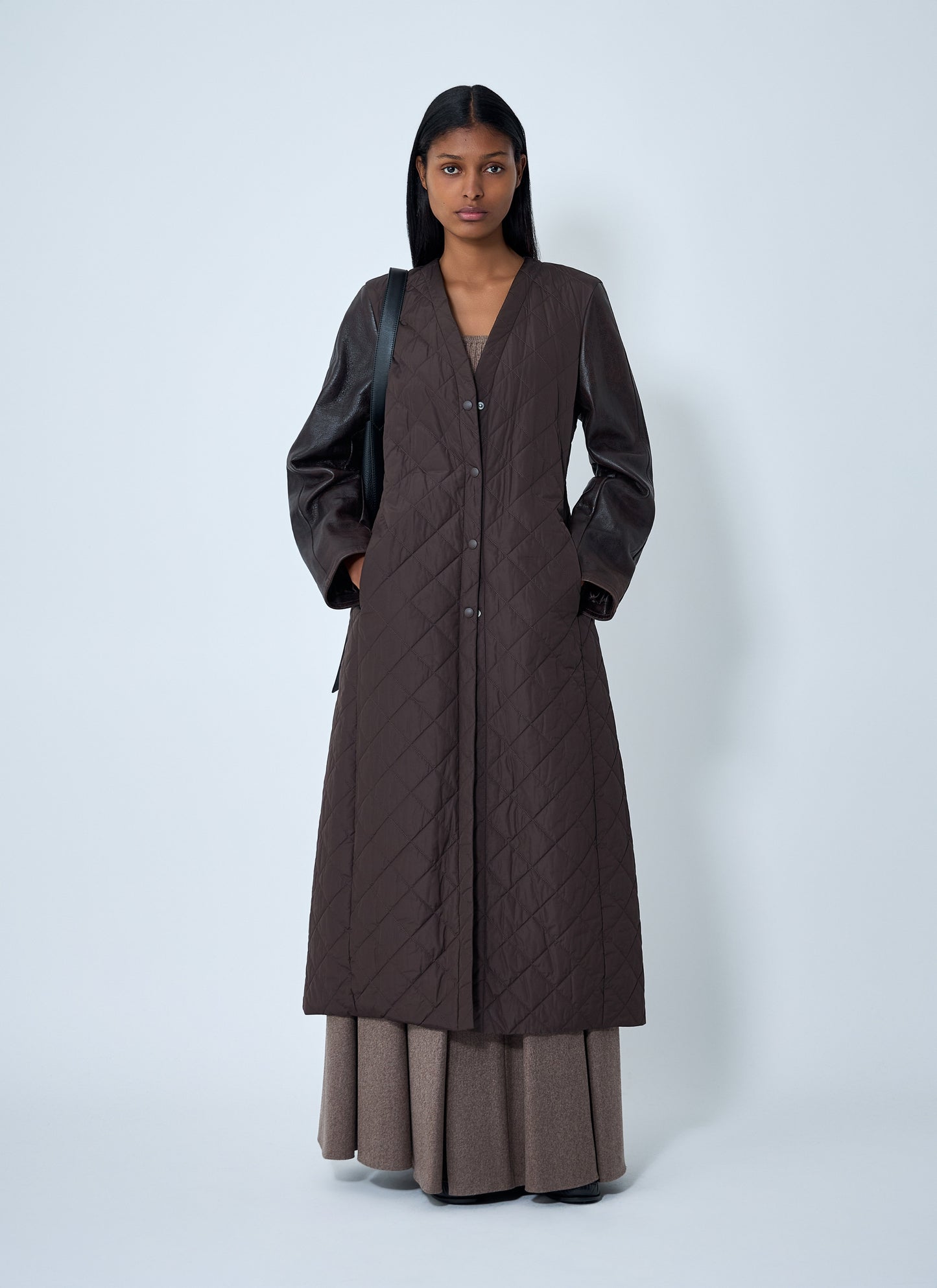 Max Mara Women Quilted Maxi Coat MAX MARA