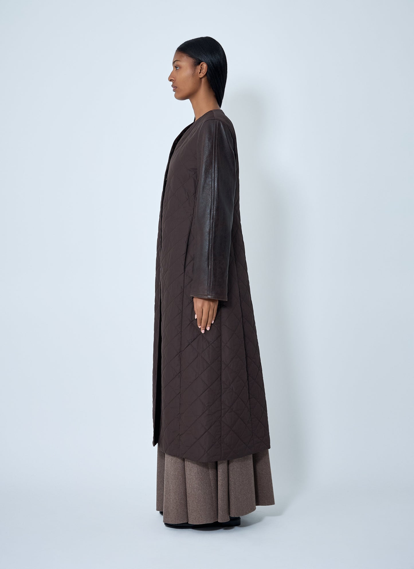 Max Mara Women Quilted Maxi Coat MAX MARA