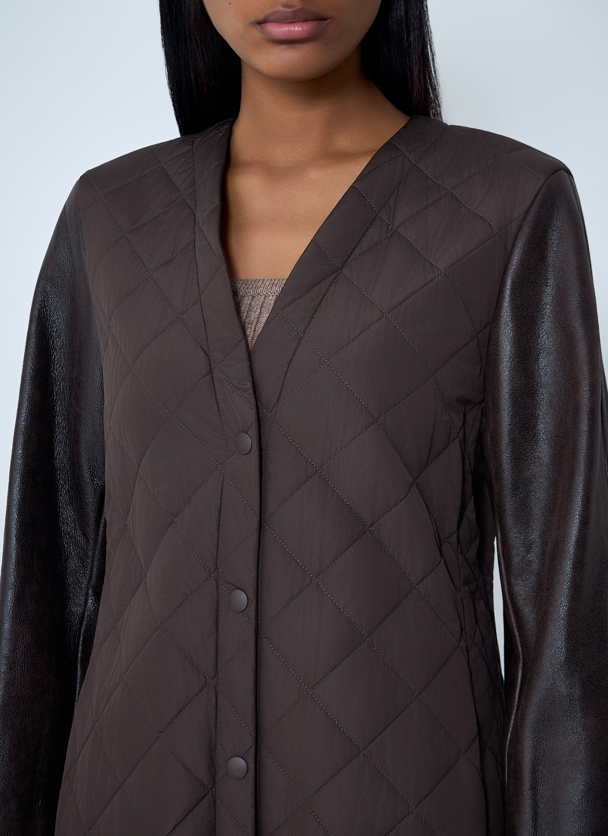 Max Mara Women Quilted Maxi Coat MAX MARA
