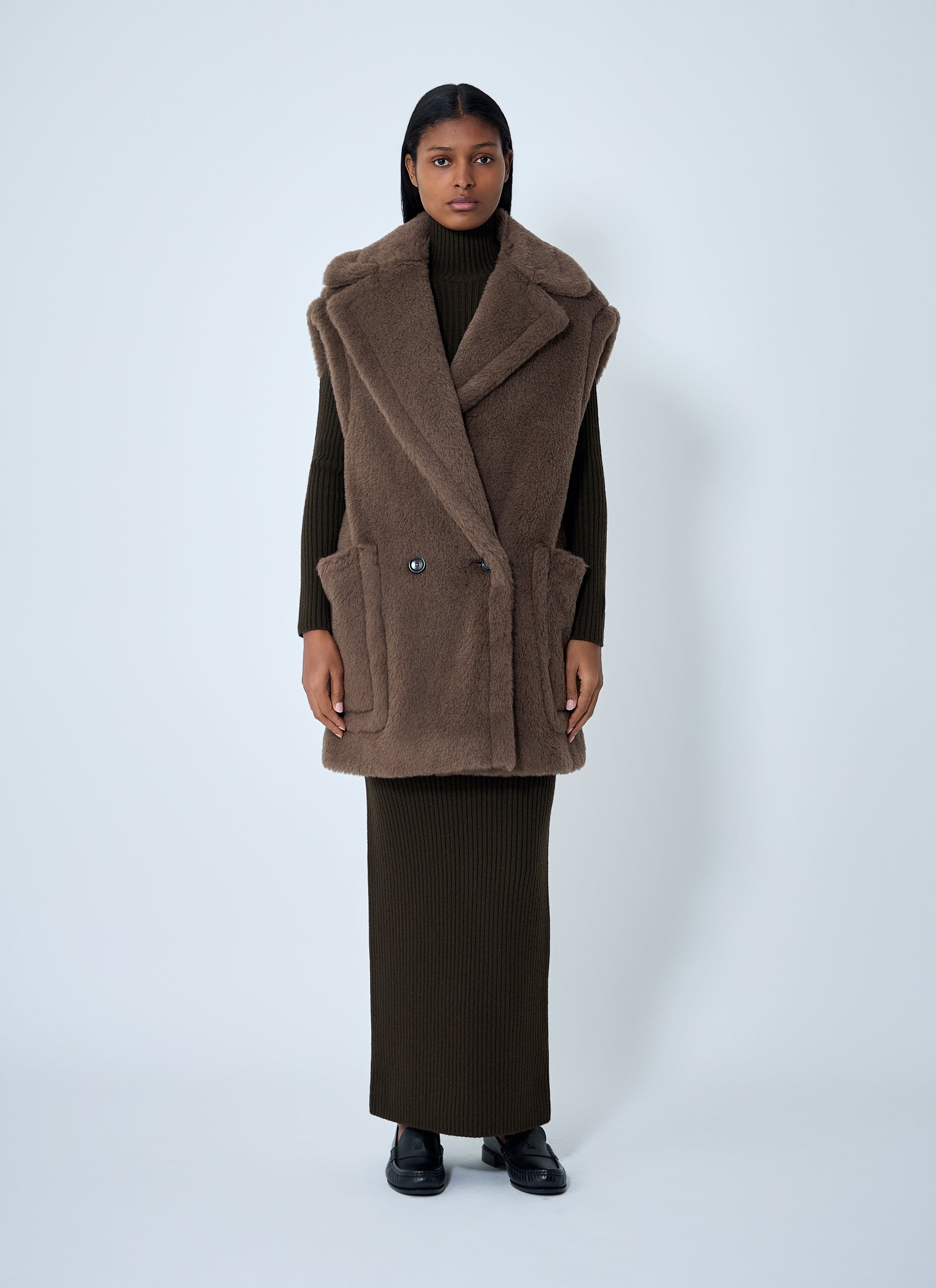Max Mara Women Camel-Hair Gilet MAX MARA