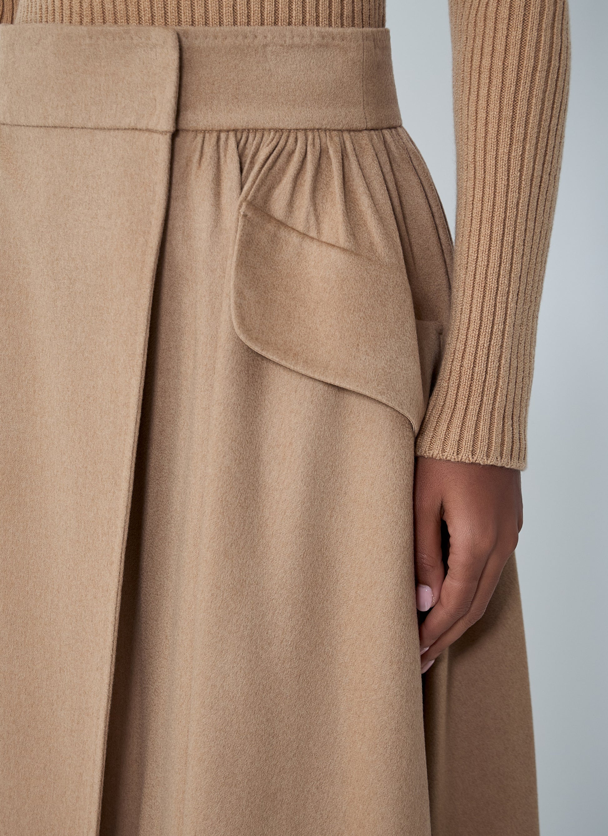 Max Mara Women Pleated Maxi Skirt MAX MARA