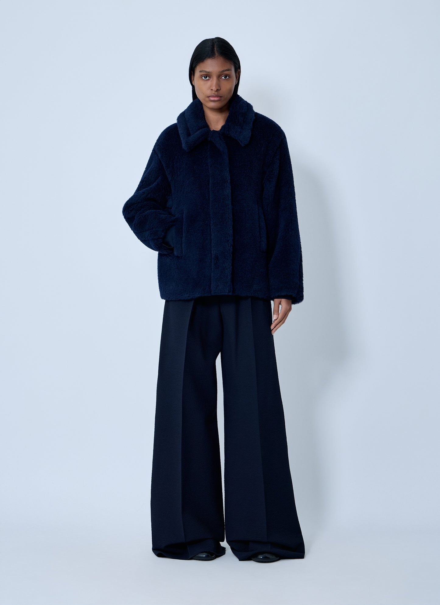 Max Mara Women Wool-And-Silk-Blend Coat MAX MARA