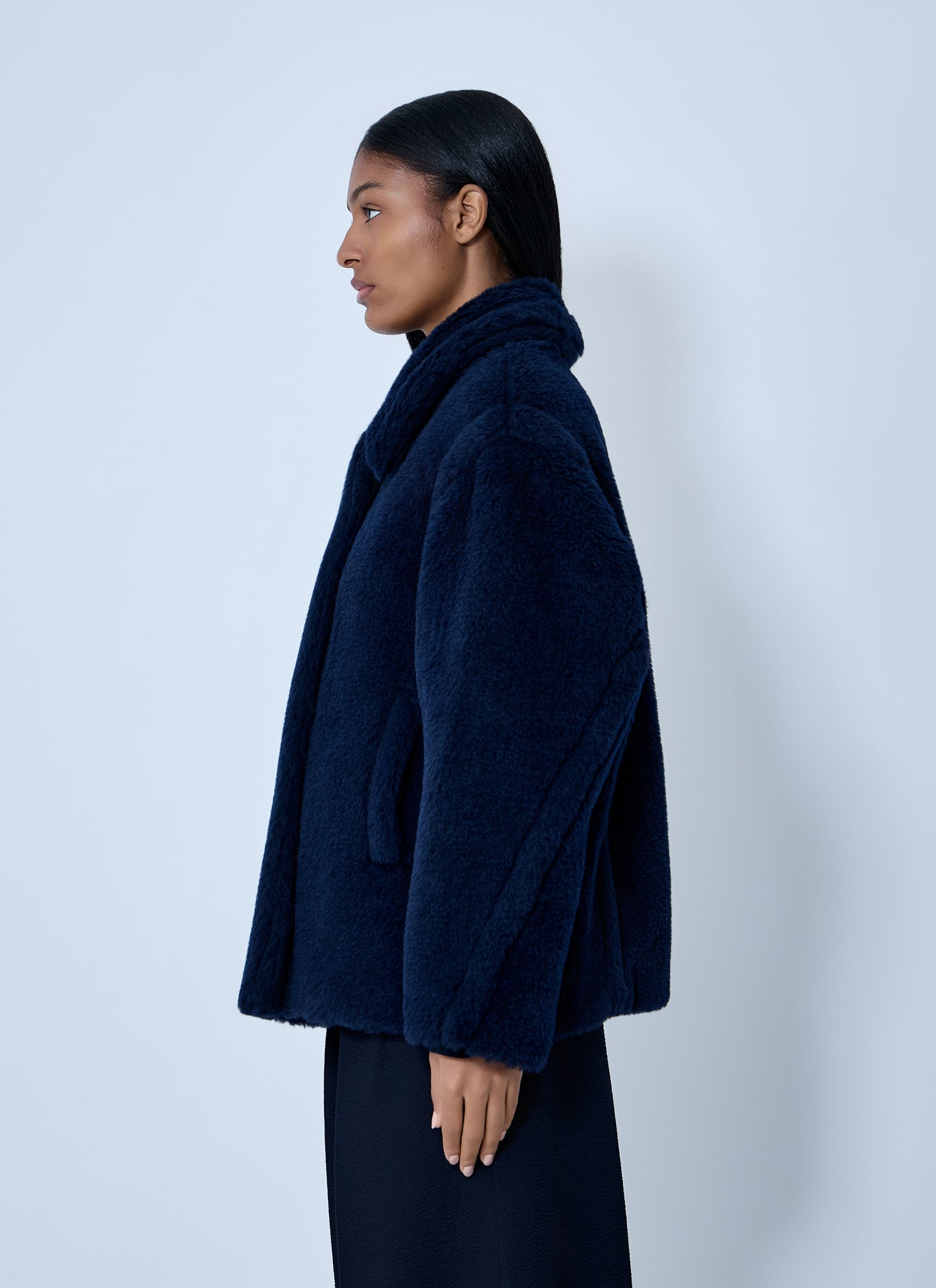 Max Mara Women Wool-And-Silk-Blend Coat MAX MARA