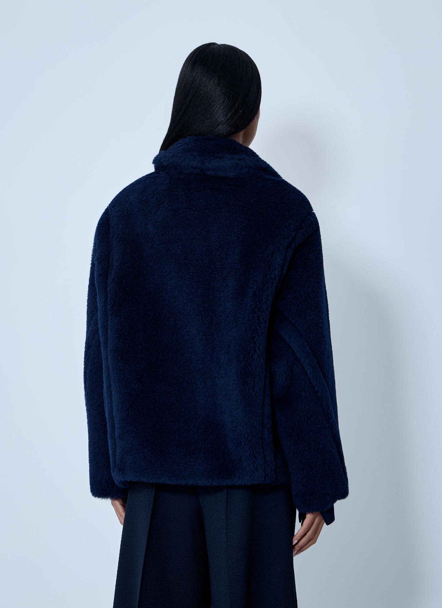 Max Mara Women Wool-And-Silk-Blend Coat MAX MARA
