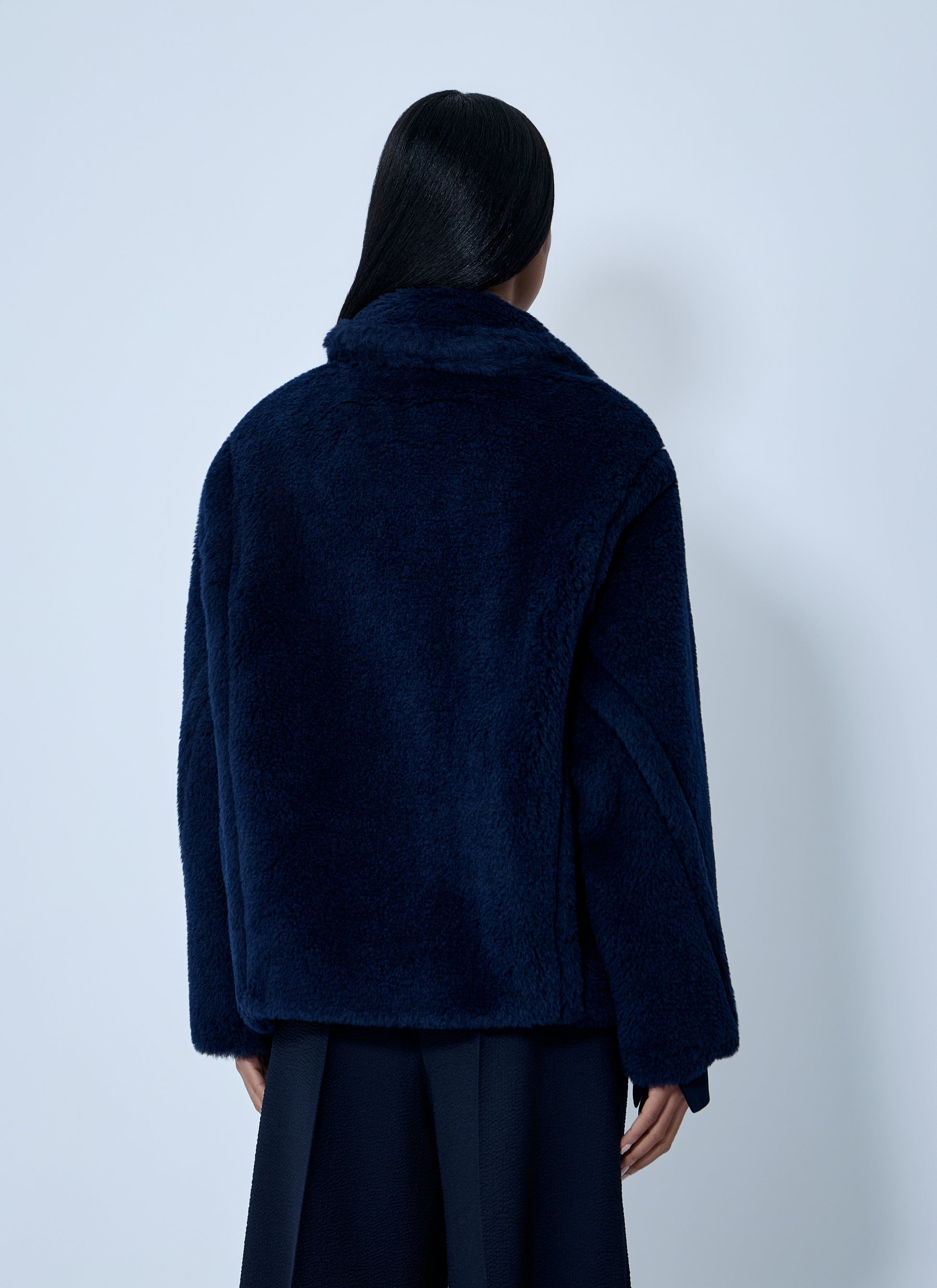 Max Mara Women Wool-And-Silk-Blend Coat MAX MARA