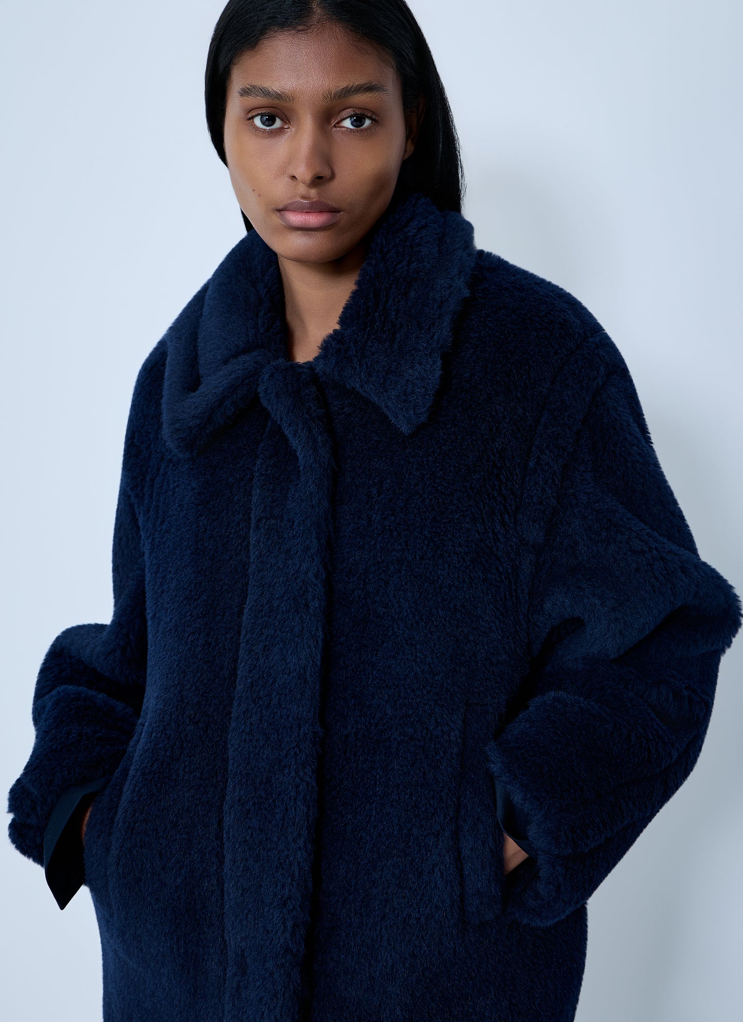 Max Mara Women Wool-And-Silk-Blend Coat MAX MARA