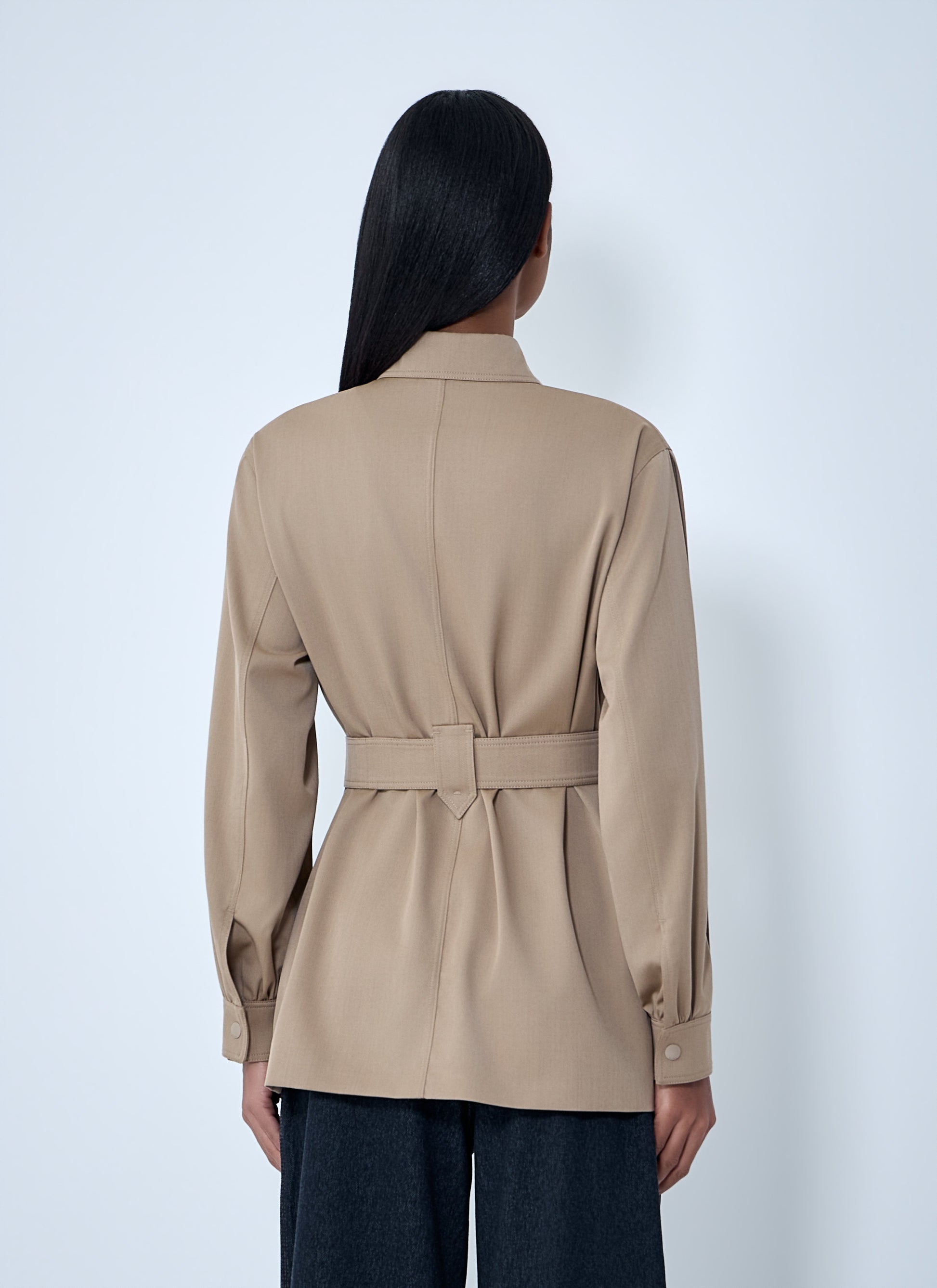 Max Mara Women Belted Button-Down Shirt MAX MARA
