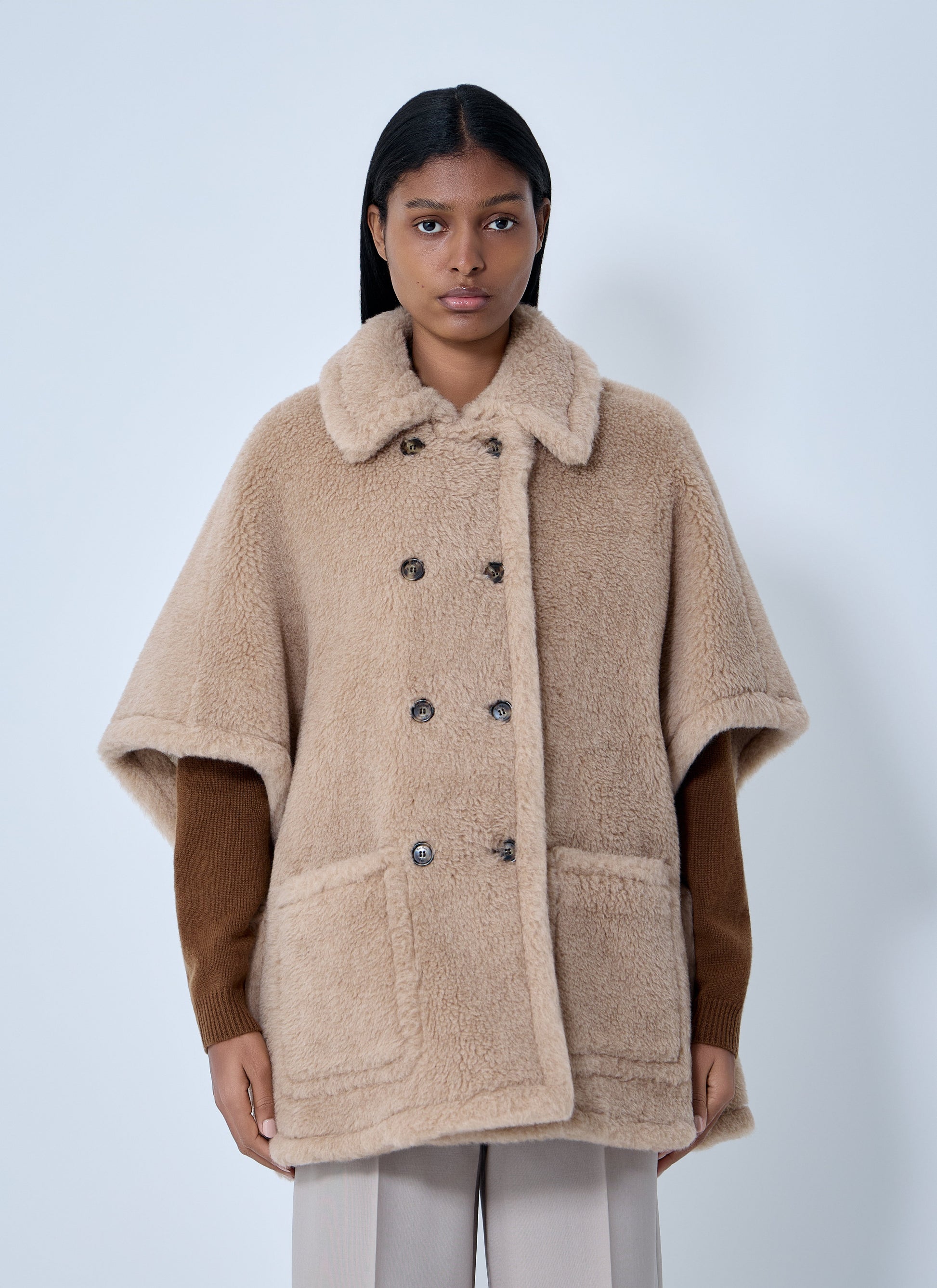 Max Mara Women Shearling Cape MAX MARA