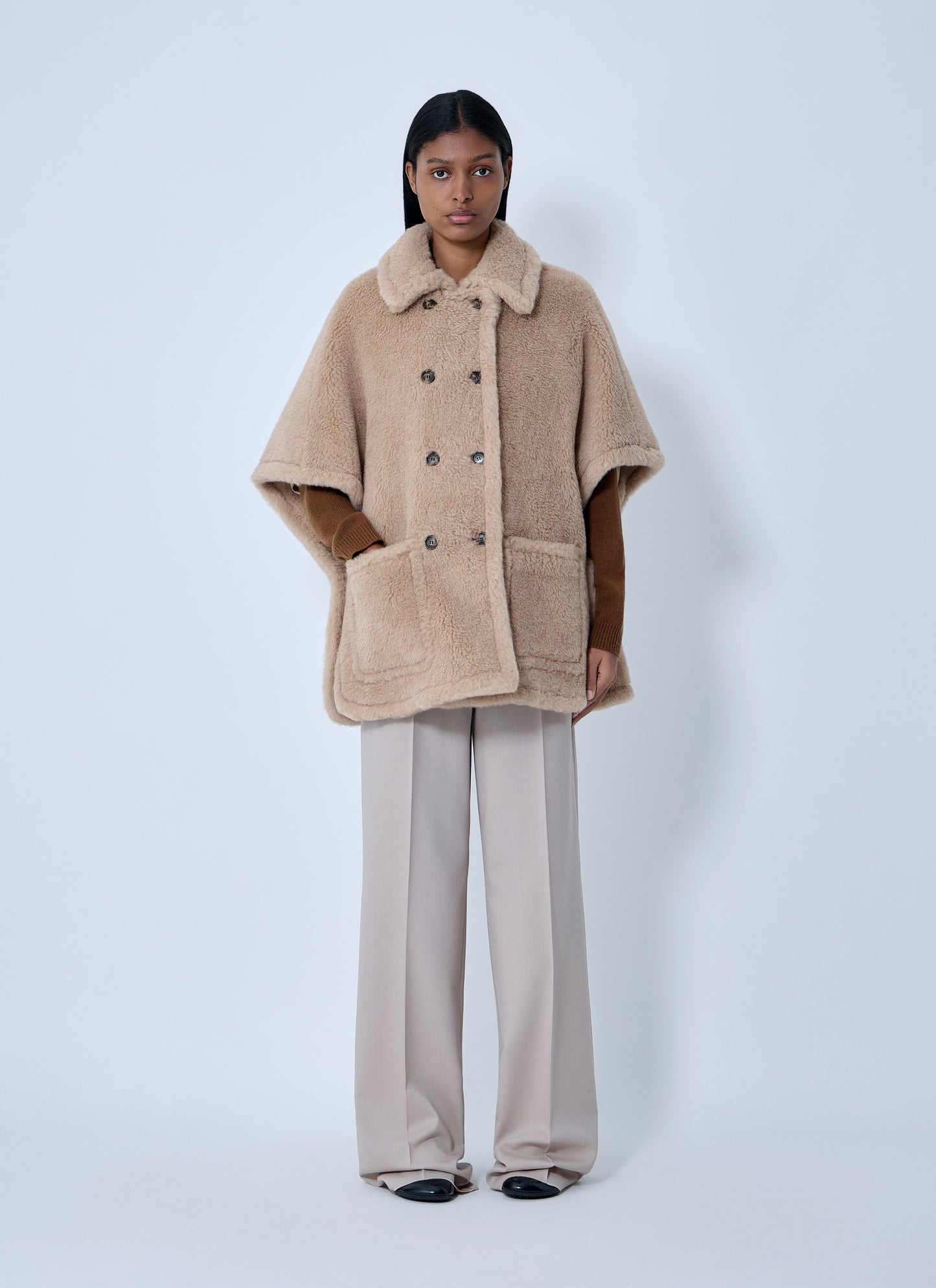 Max Mara Women Shearling Cape MAX MARA