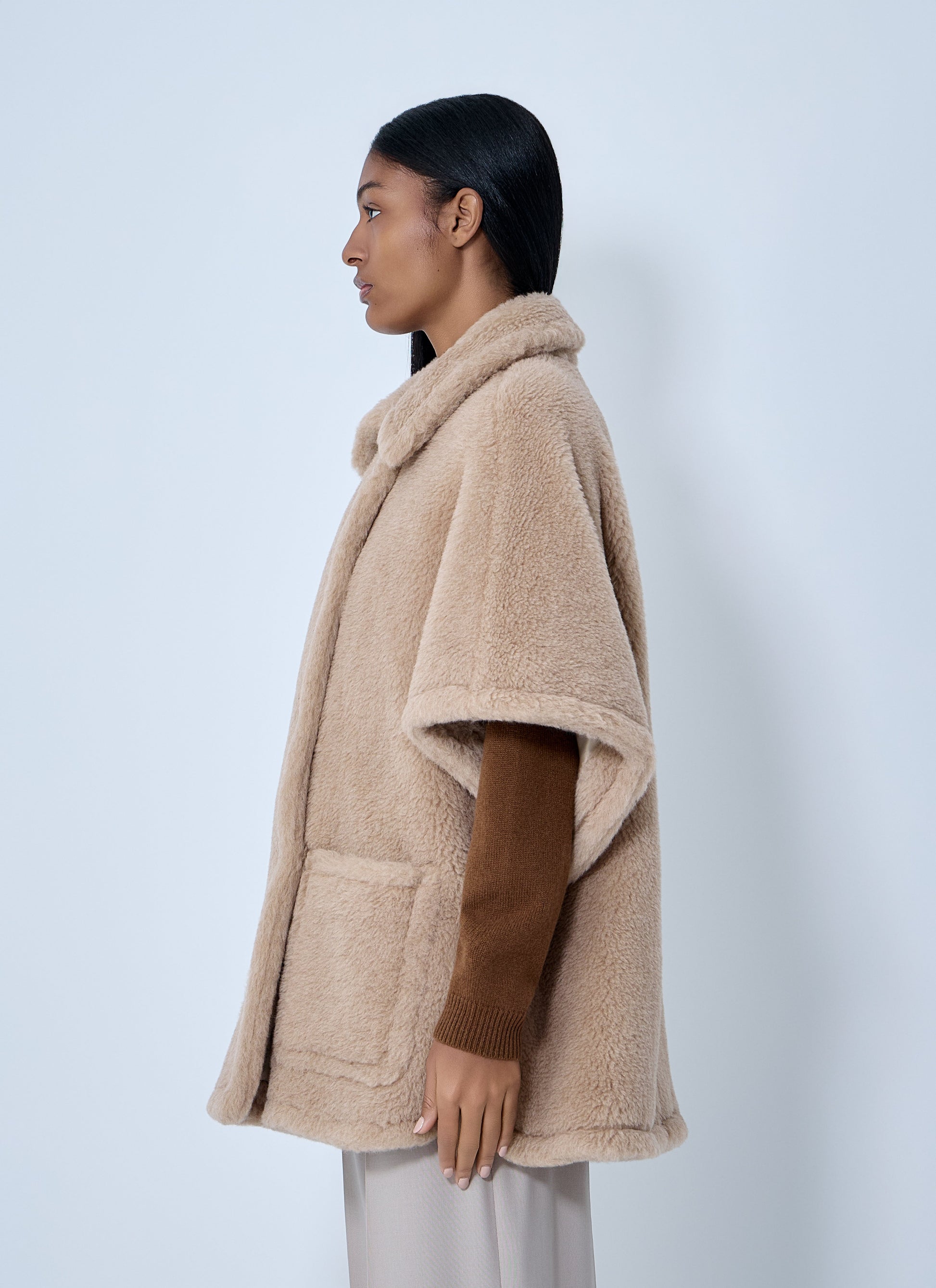 Max Mara Women Shearling Cape MAX MARA