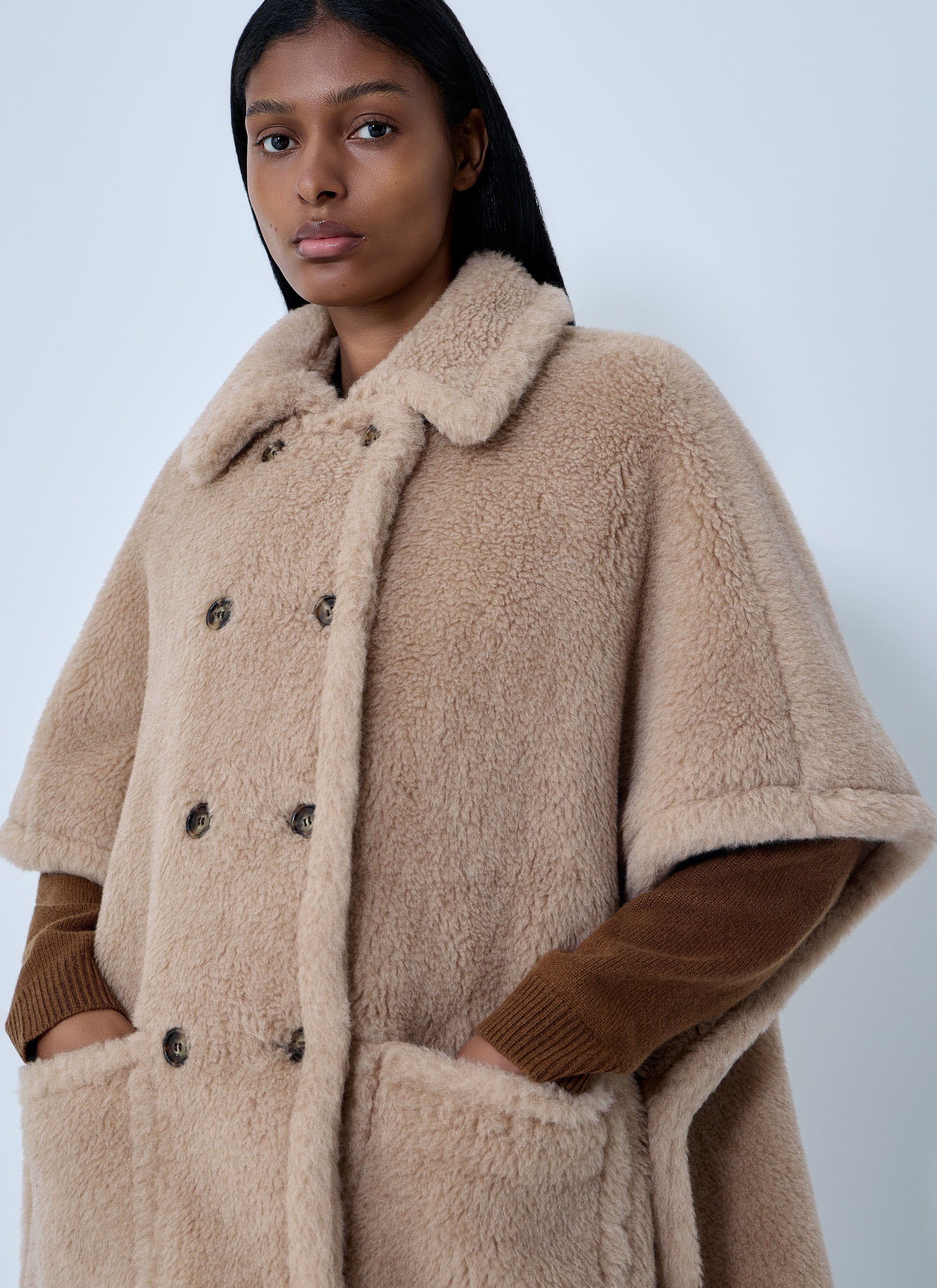 Max Mara Women Shearling Cape MAX MARA